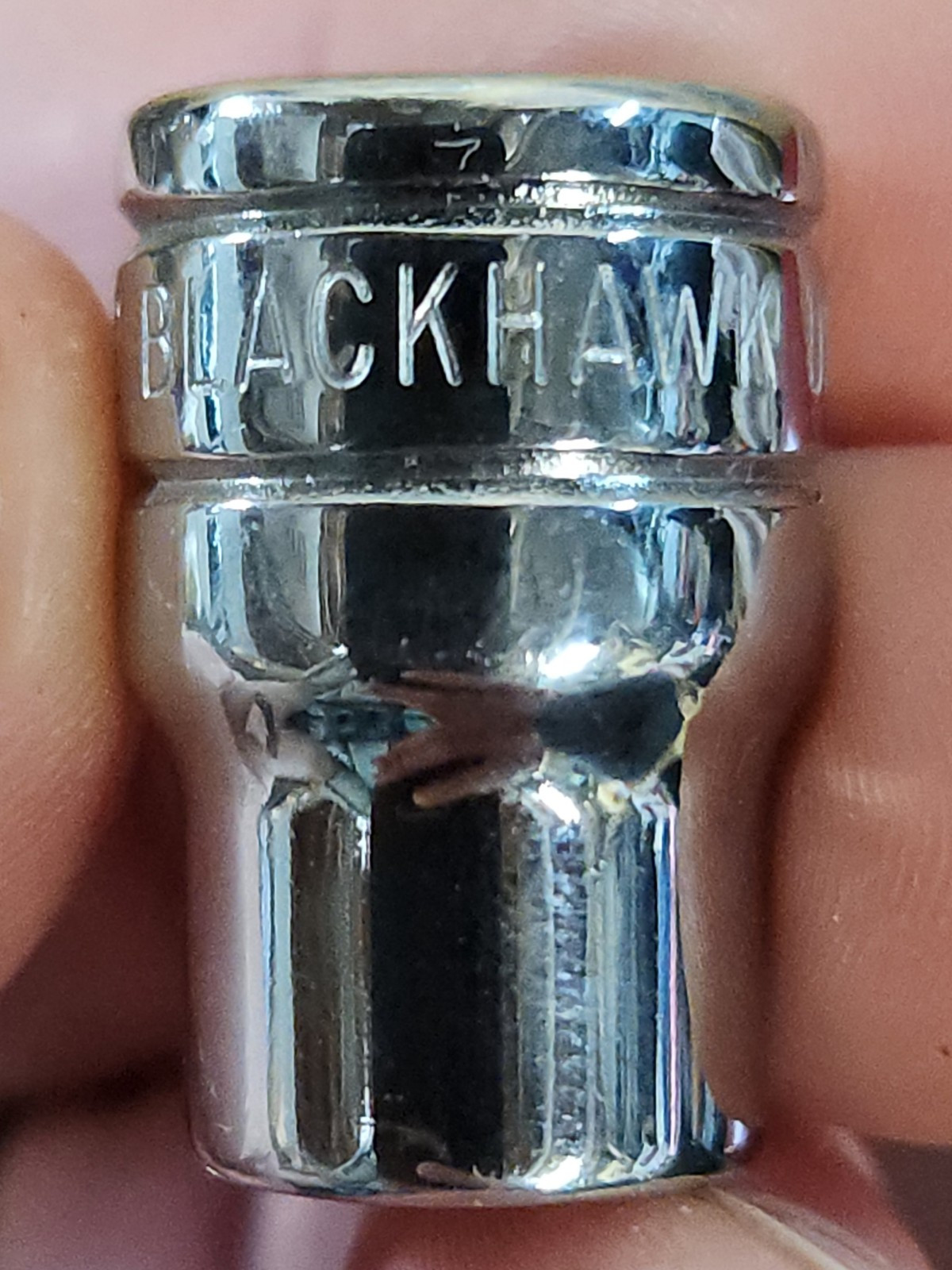 Blackhawk USA 3/8″ Dr SAE 9Pc Socket Set 12Pt 3/8″-7/8″ Vintage Very Nice!