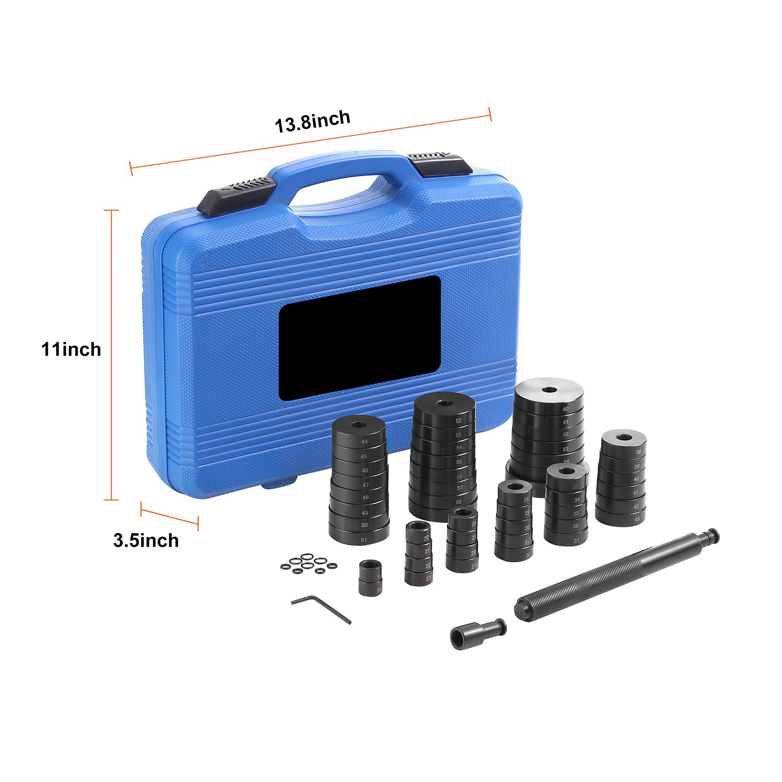 Uimoso 52-Piece Custom Bushing Press Kit for Bearings and Transmission Work