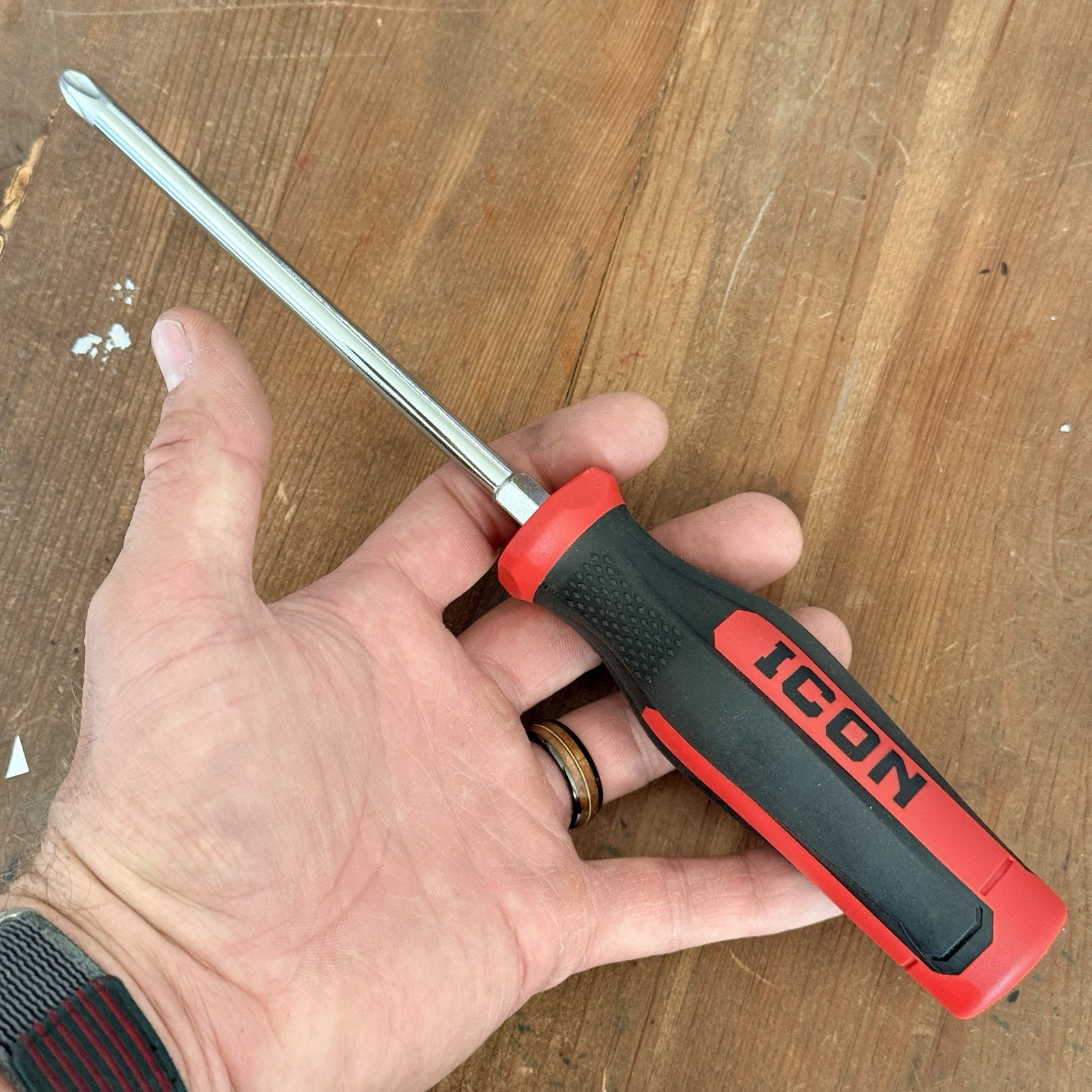 ICON Screwdriver Professional #3 Phillips Head PH3 Magnetic Tip 11-3/8” Long