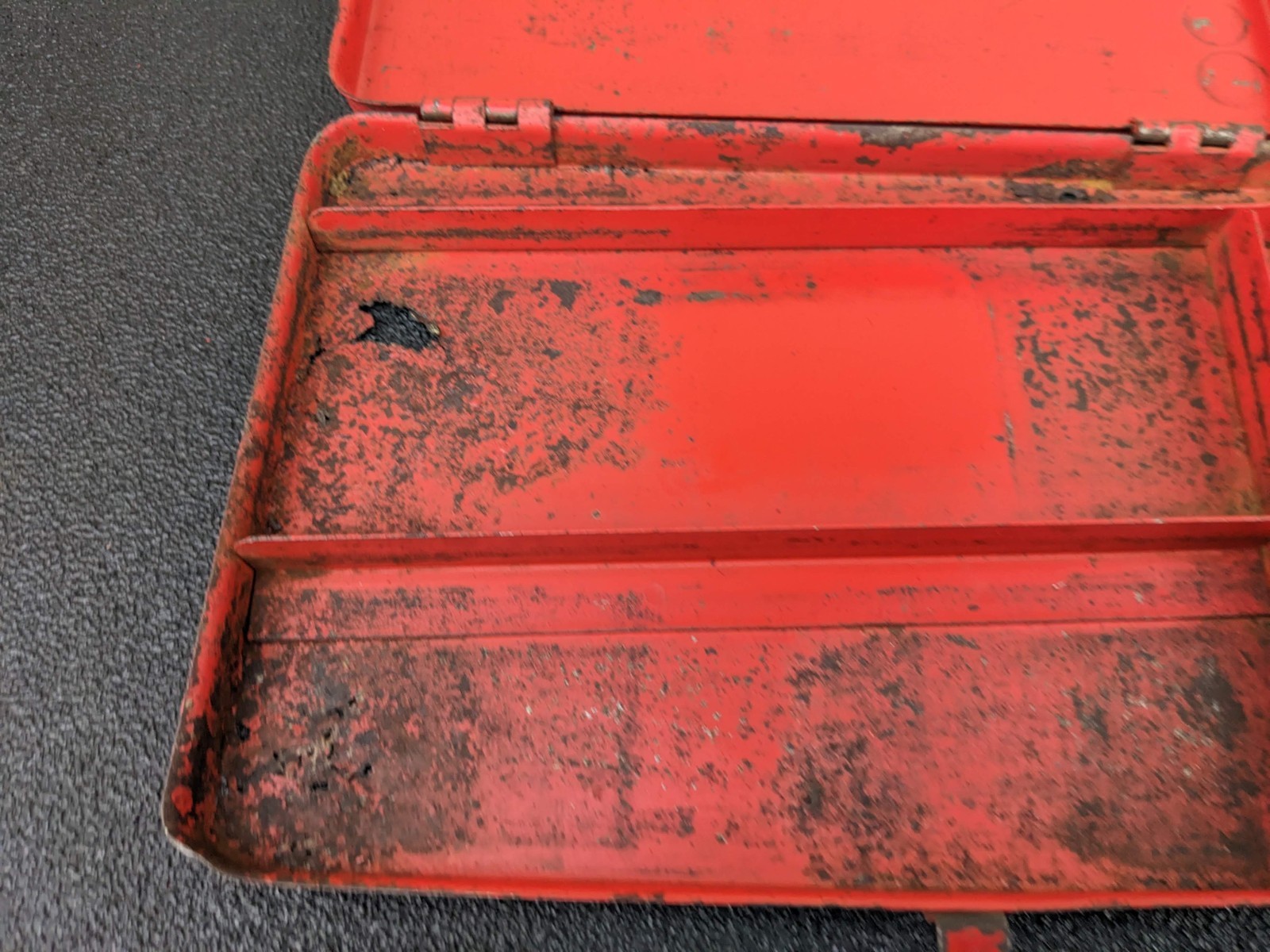 #bp277 Snap On KRA-275 Tool Box Red Metal Case for 1/4″ Drive Socket Set