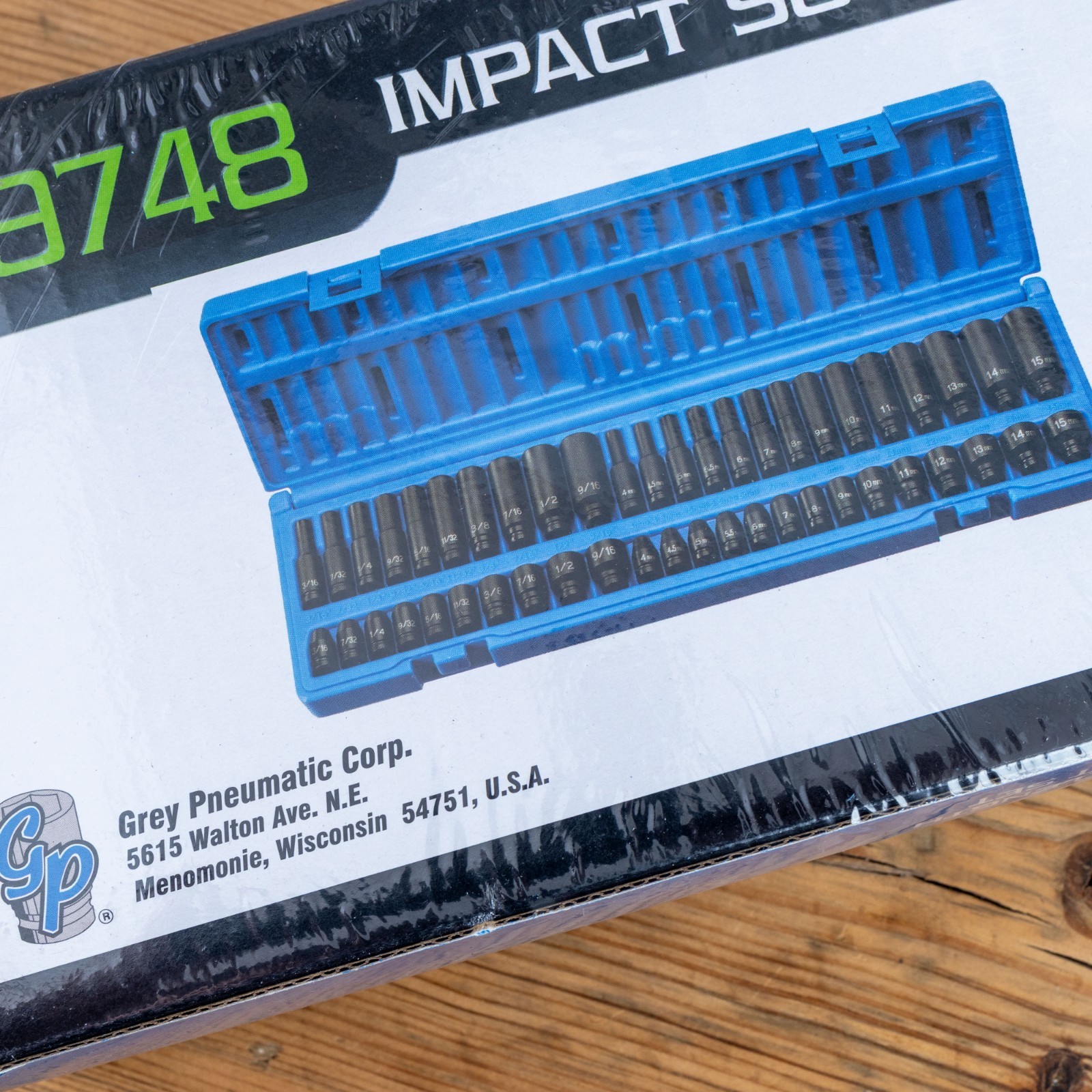 Grey Pneumatic 9748 1/4″ Drive Metric + Imperial Impact Socket Set