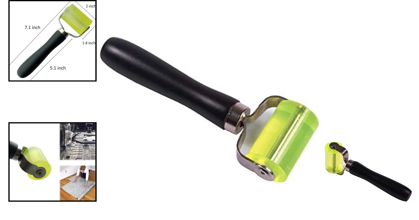 High-Quality Rubber Seam Roller for Wallpaper & Sound Deadening Applications