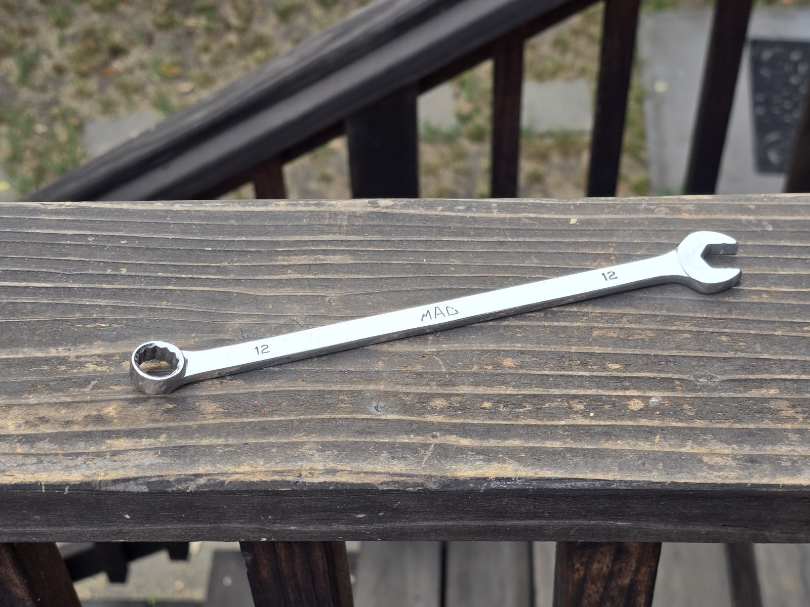 MAC Tools 12MM Metric Combination Wrench 12 Point CLL212MM USA 8 1/2″ Long