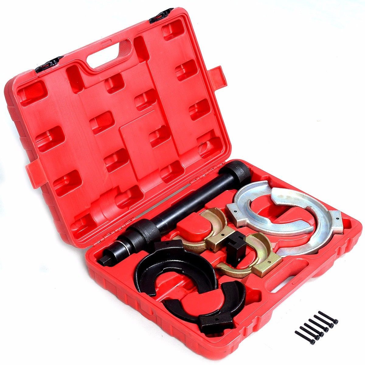 Fork Strut Coil Clamp Spring Compressor Macpherson JAW Tool Set Auto Garage US