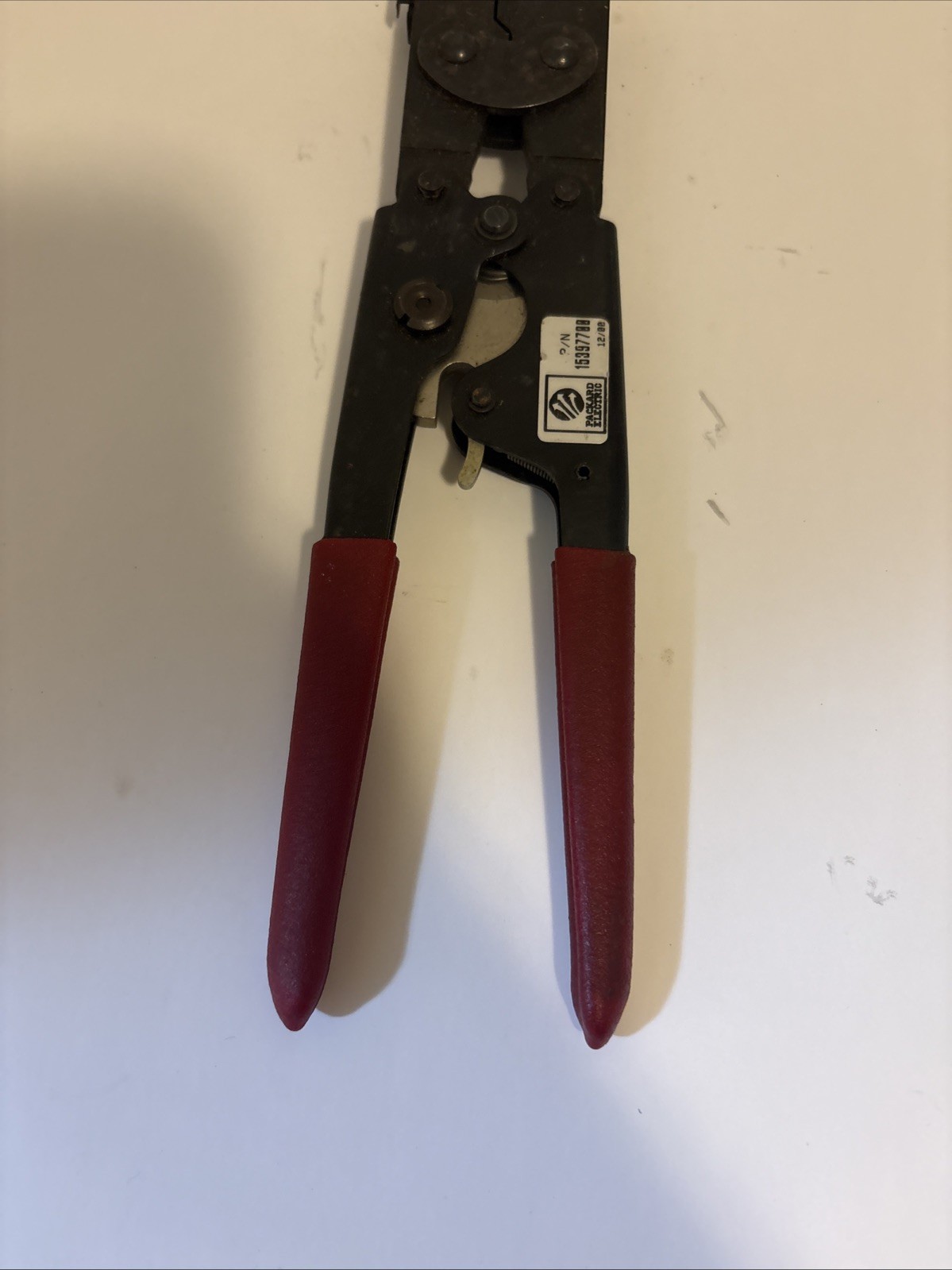 Packard Electric GM 15397700 Red Rubber Handle Terminal Crimpers Good Condition