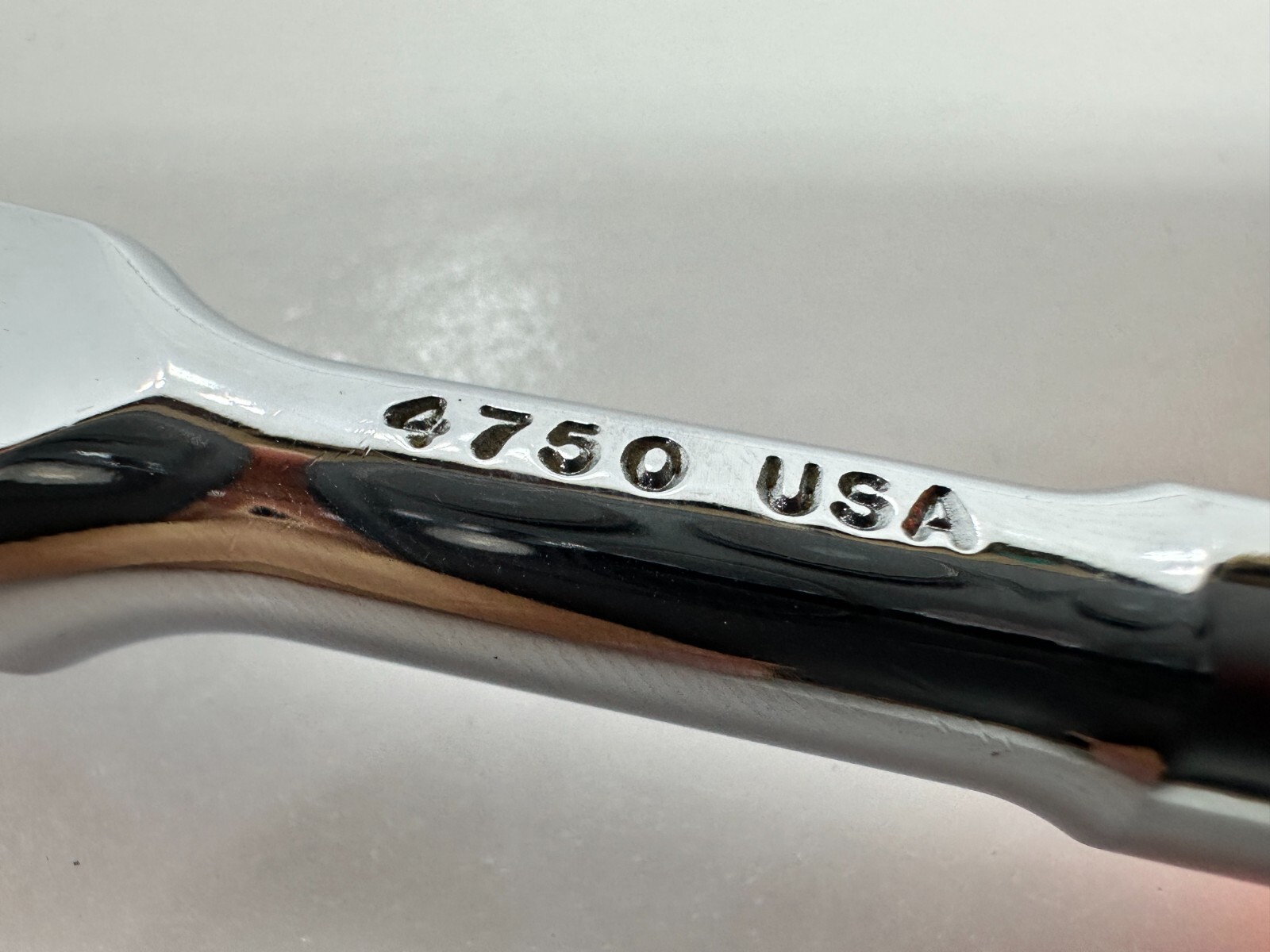 Proto USA Spinflex Flex Head 4750 1/4 Dr. Ratchet Hi-Viz Orange Hard Handle, NOS