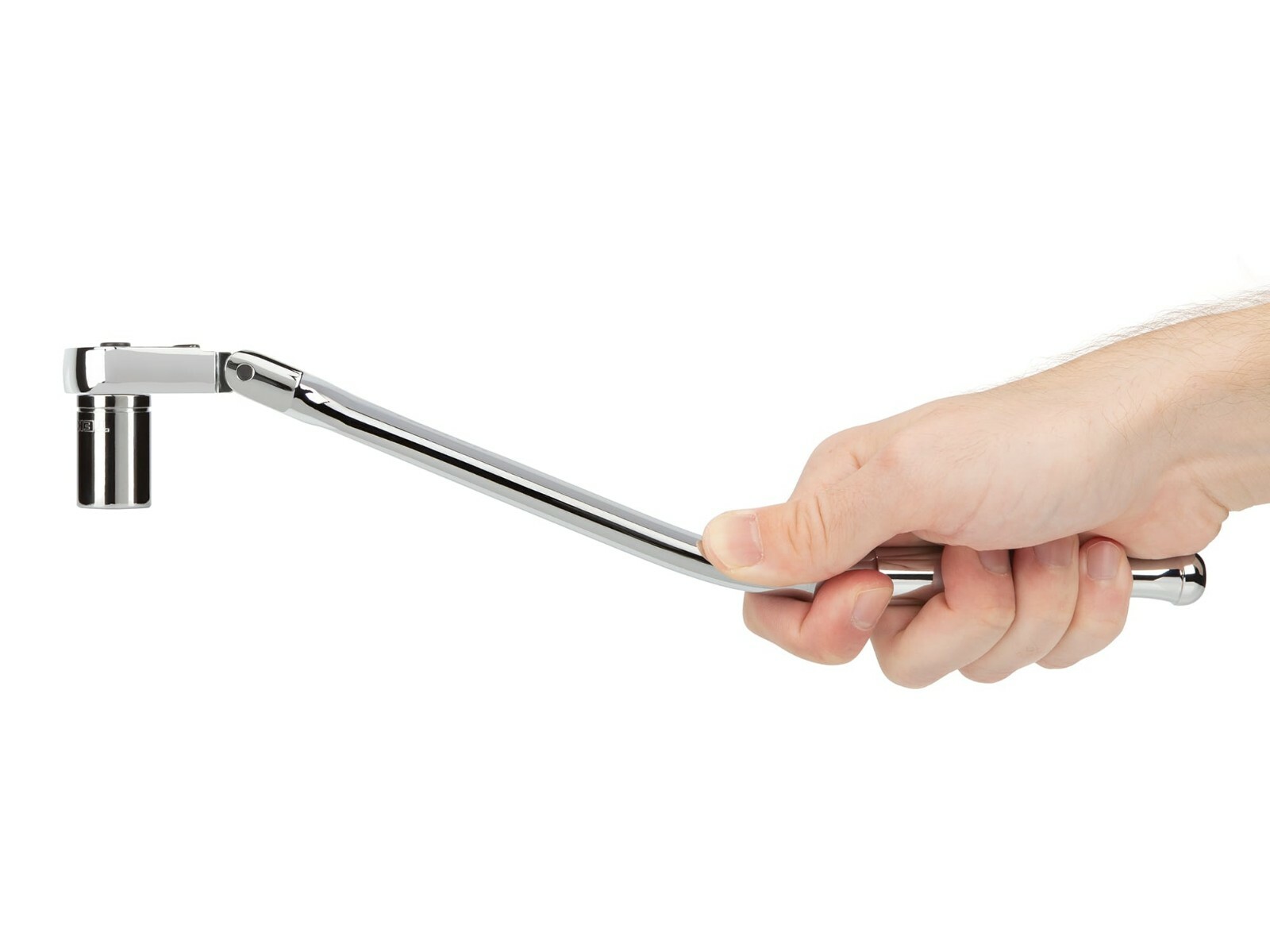 Tekton 3/8-Inch Drive 90 Tooth Flex Head Quick Release Bent Handle Ratchet