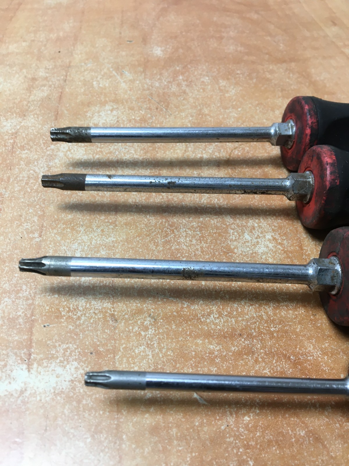 Snap-On Tools USA 4pc TORX Screwdriver Set T20 T25 T27 T30 SGDTX430 SGDTX427