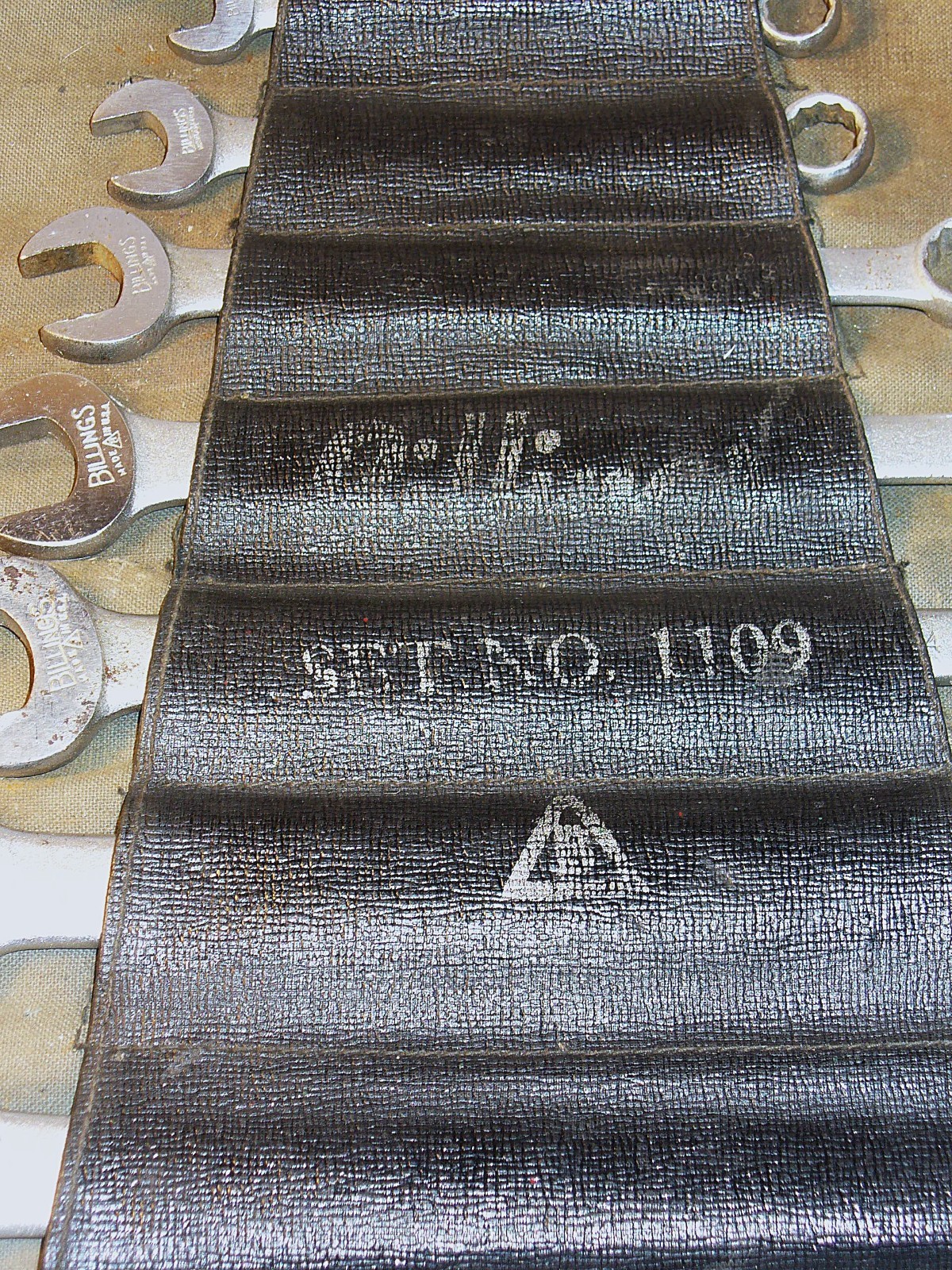 Vintage 8 Pc Billings Vitalloy Combination Wrench Set 1109-7/16 to 1” in Holder