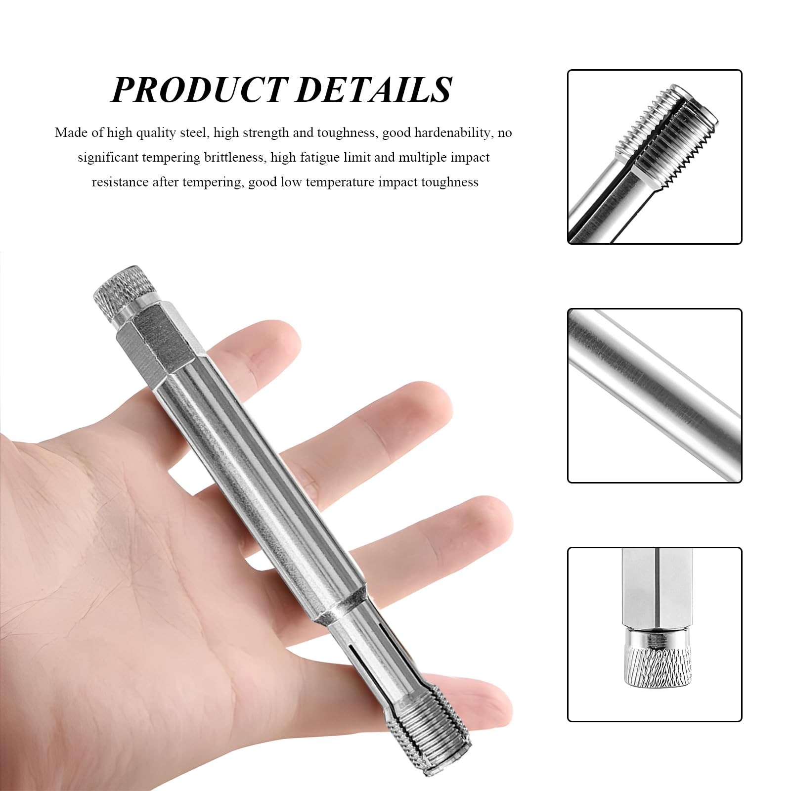 14mm Back Tap Spark Plug Thread Repair Tool, M14x1.25 Thread Chase Tap for Re…