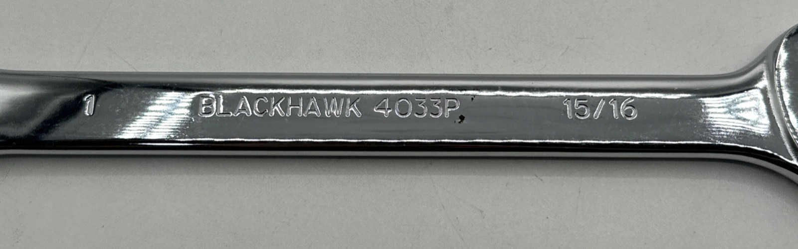 BLACKHAWK 4033P 15/16 «x 1» Double Open Ended Wrench Made in USA Polished