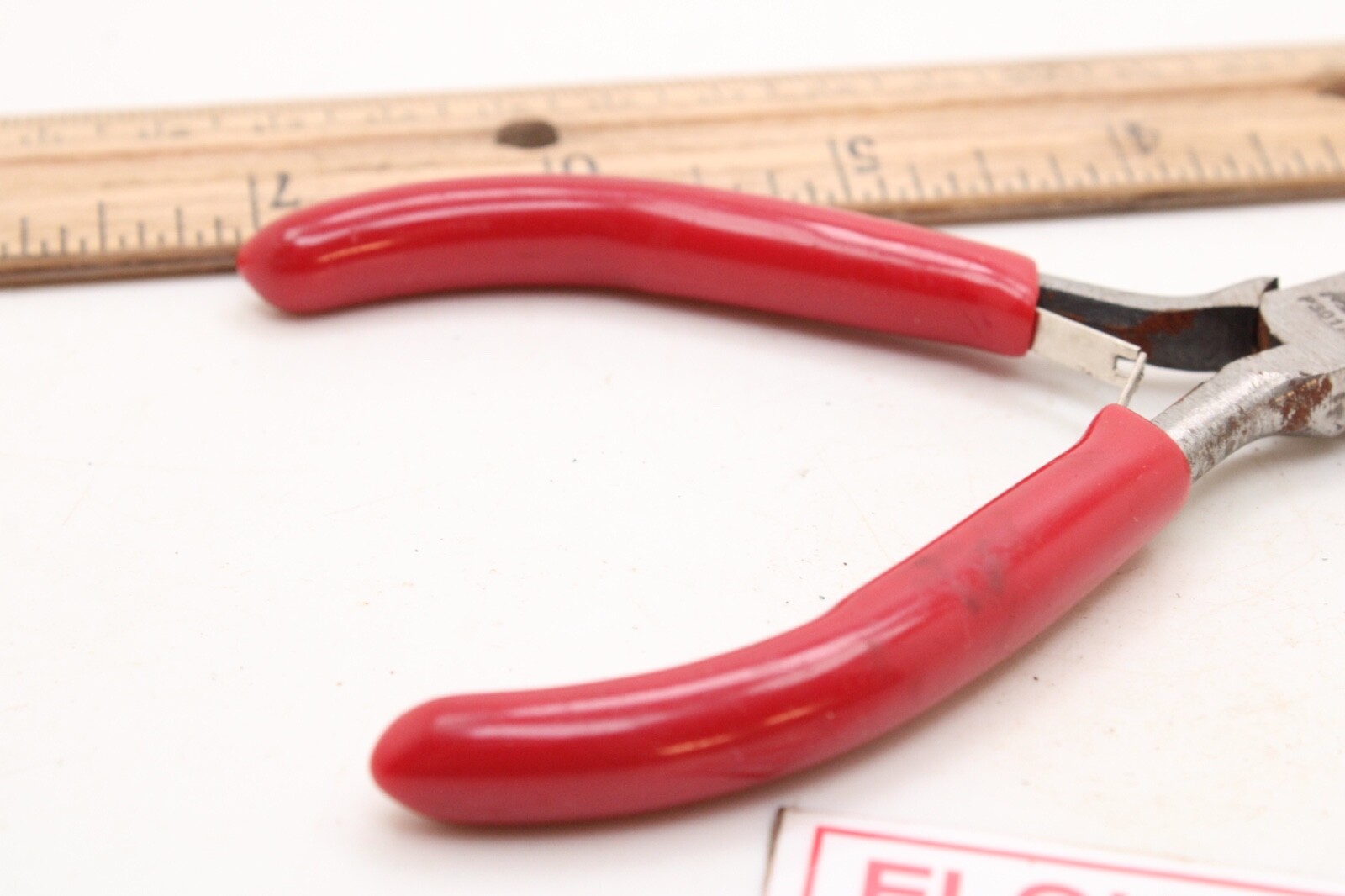 Mac Tools P301704 4″ Mini Nipper End Red Rubber Handle Cutting Pliers USA