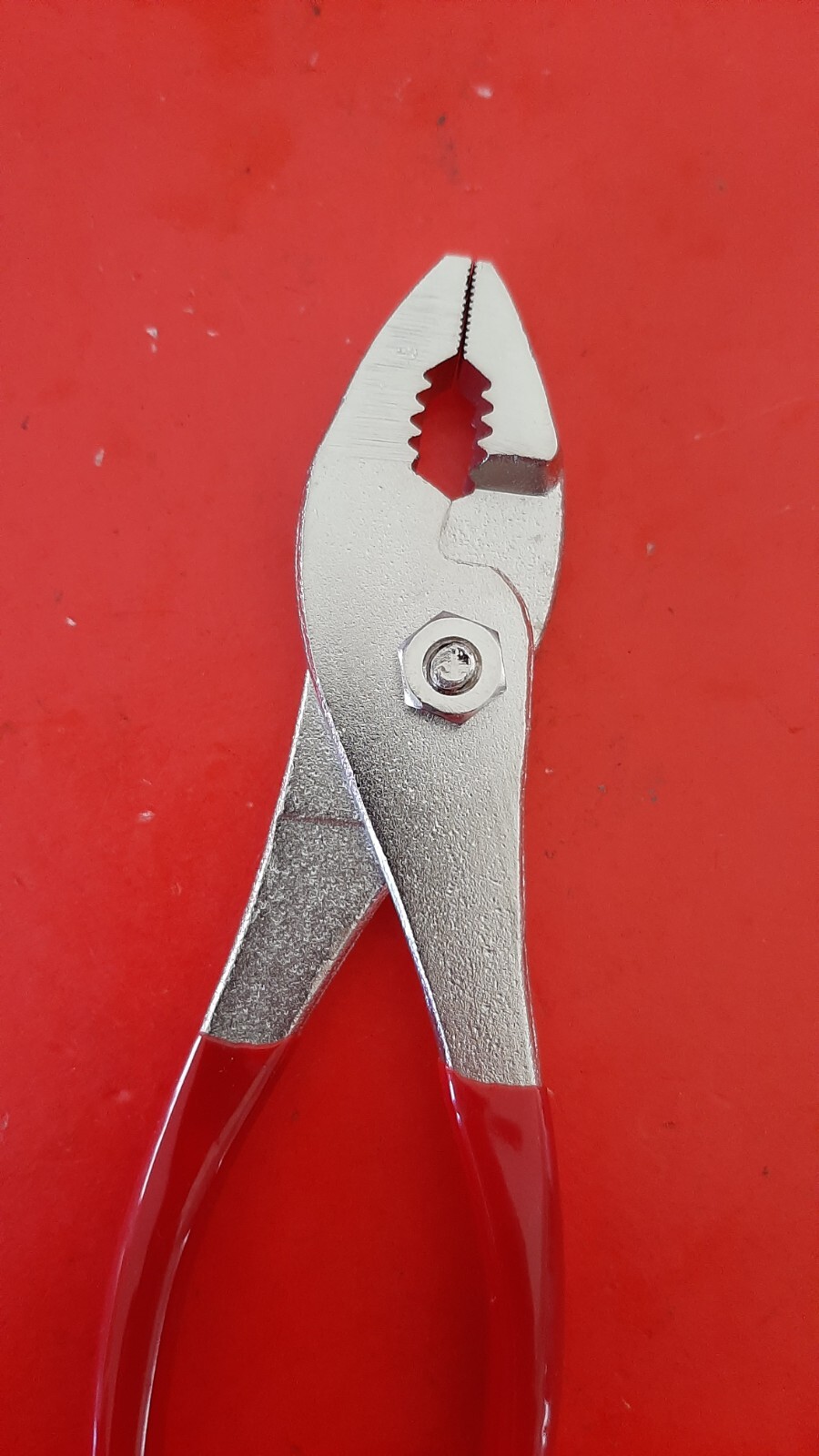 NOS Fuller 6.5″ Slip Joint Pliers Made in Japan Red Handle New old stock