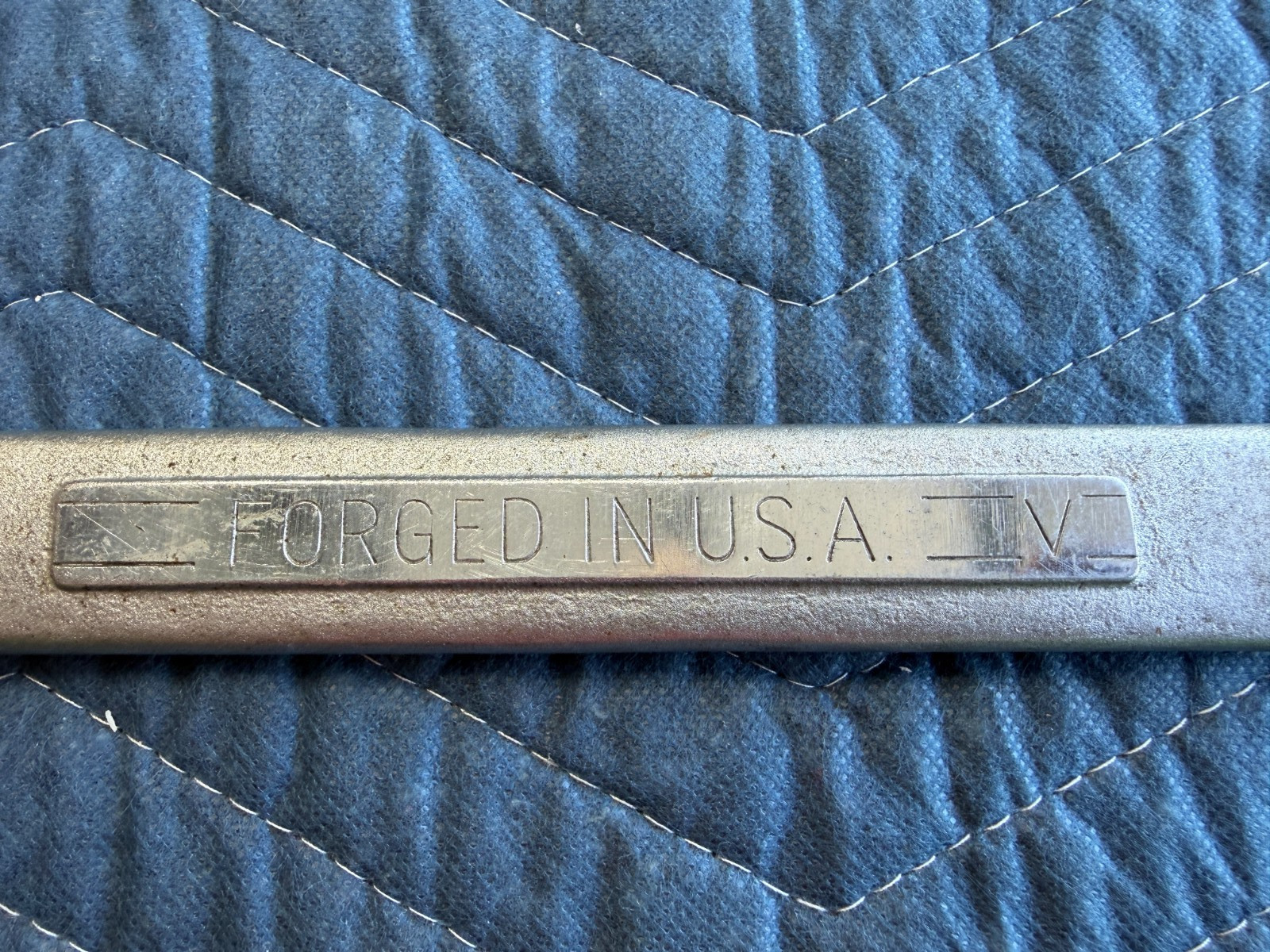Vintage RareCraftsman =V= 1-1/2 in x 1-5/8 in Double Open End Wrench Made in USA