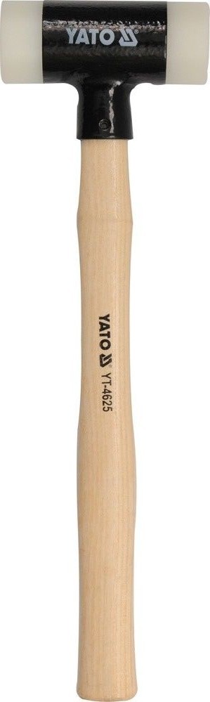 YATO Nylon Rubber Hammer Check Free Panel Hammer Plastic Ø 45mm Approx. 490g