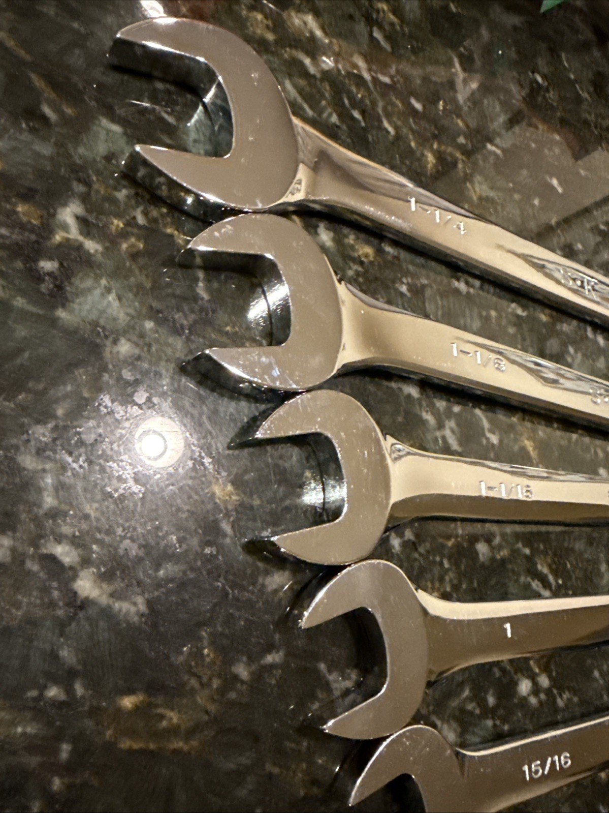 S-K 86014 Professional Tools 16-Piece Superkrome SAE Fractional Wrench Set USA