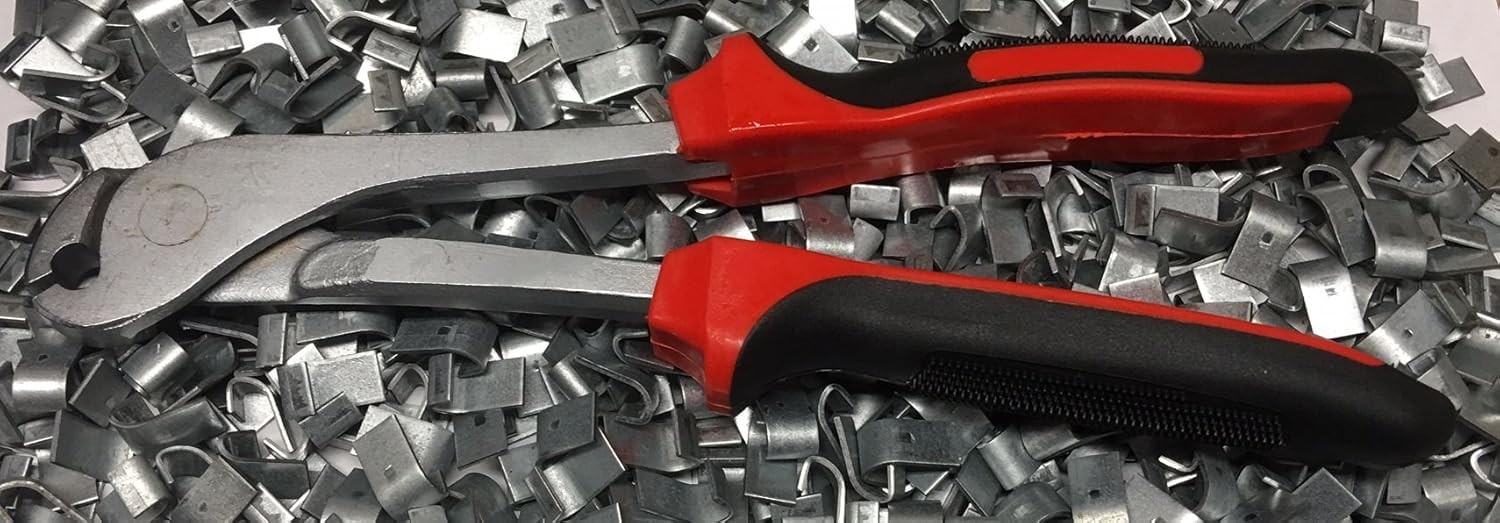 J-clip Pliers Heavy Duty cage building pliers 1 Count (Pack of 1), [‘Black’]