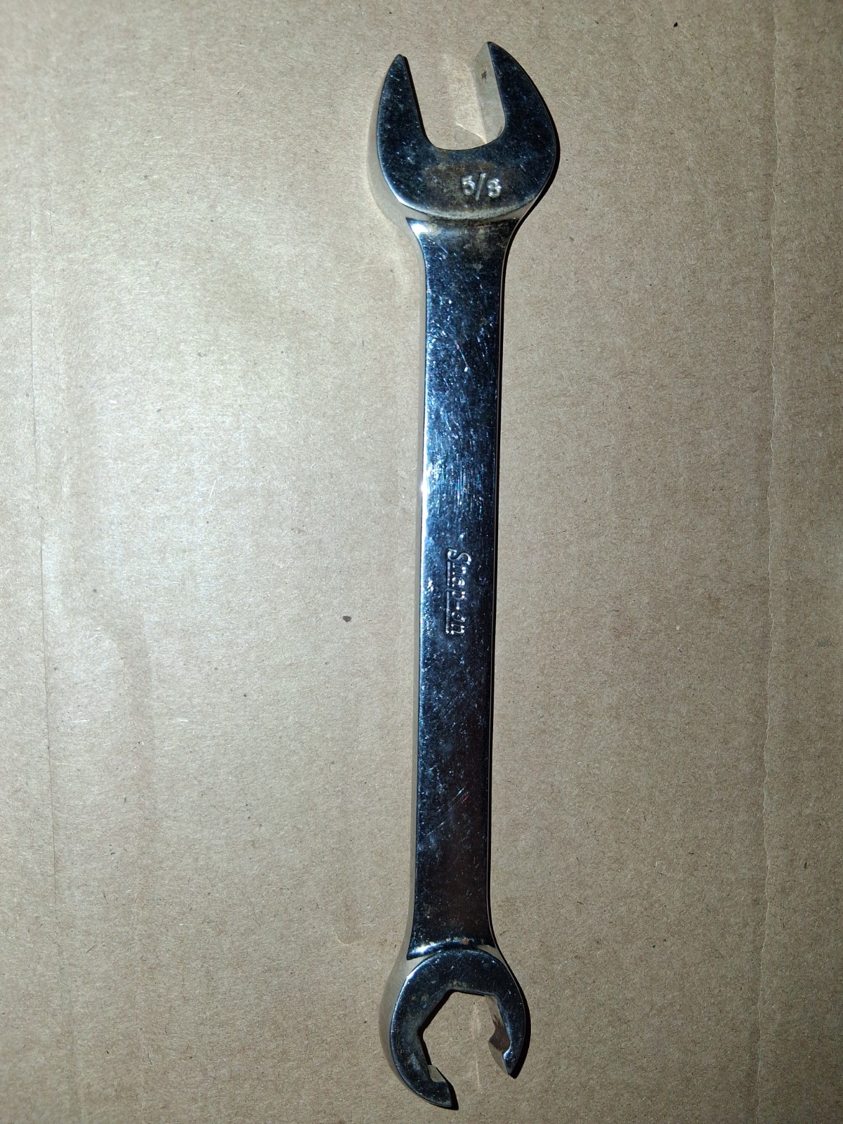 SNAP-ON RXS 20 5/8 LINE WRENCH NO INITIALS UNDER LINED LOGO