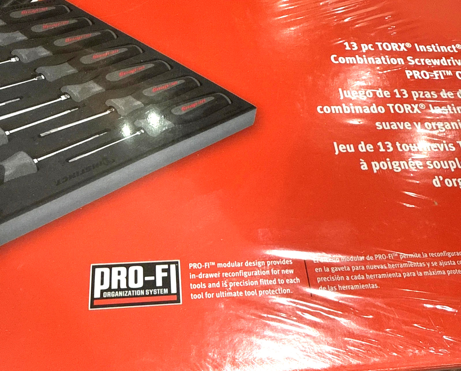 NEW Snap-on™ T8 thru T45 TORX Foam Screwdriver Set Grey Soft Grip SGDTX130BFDT