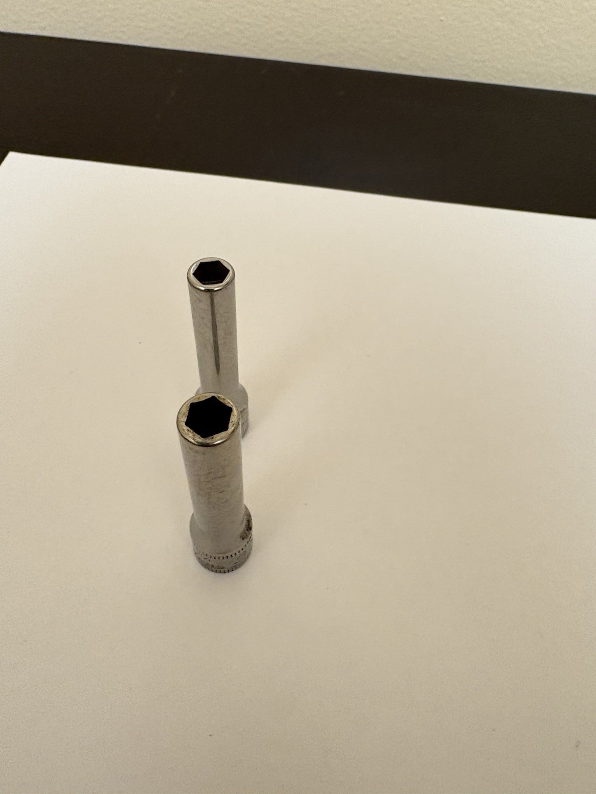 Snap On Tools 1/4″ Drive 5.5+6 mm Metric Deep Chrome Socket STMM5.5 And STMM6