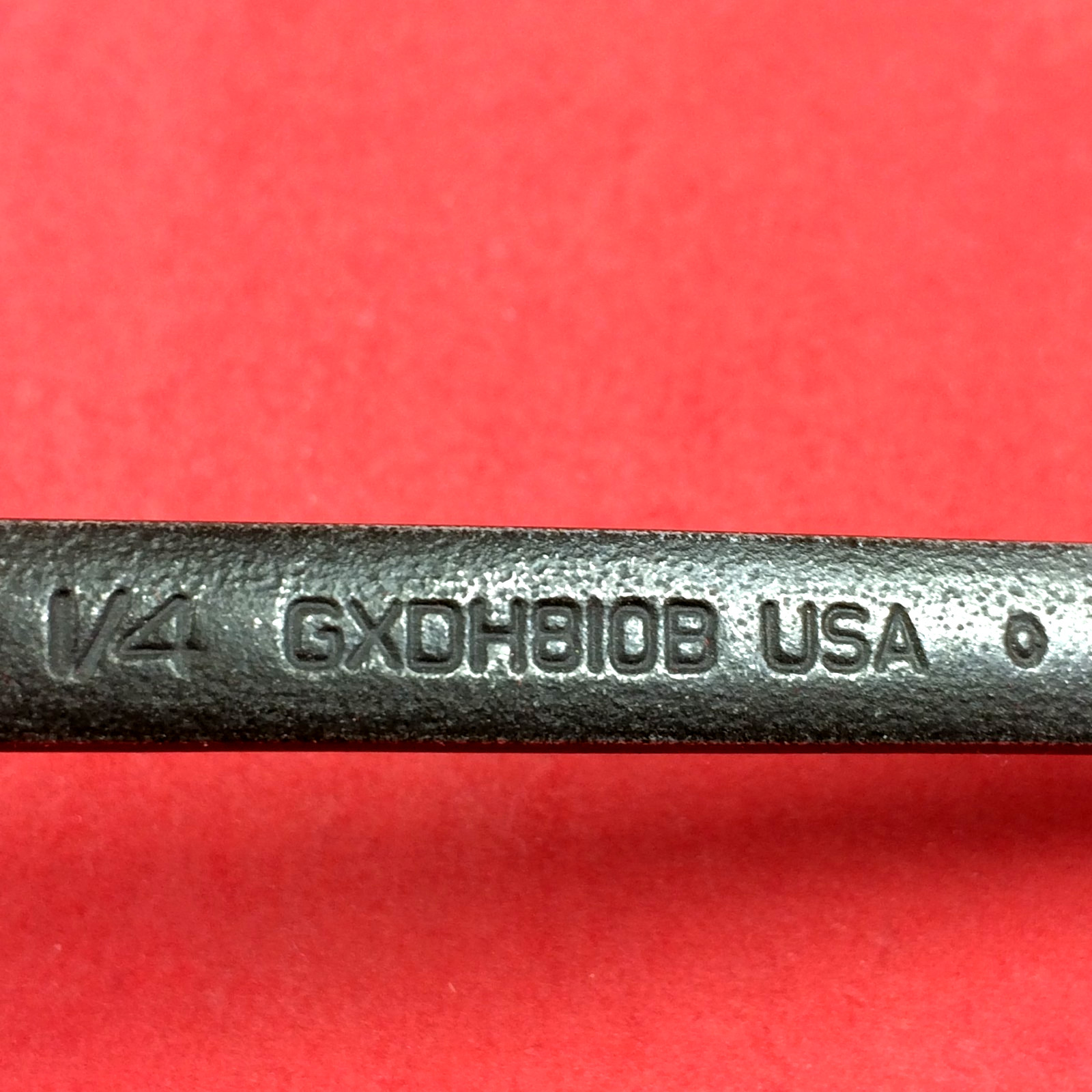 Modified Snap-on 1/4″ x 5/16″ GXDH810B High Performance 15° Offset Box Wrench