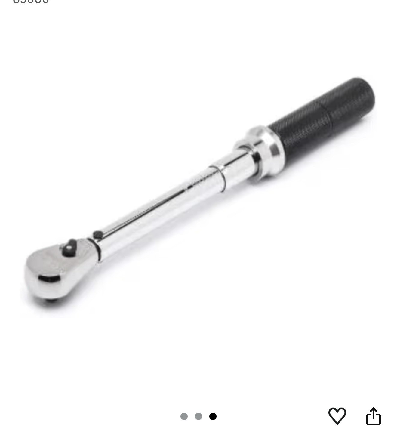 GEARWRENCH 1/4″ Drive Micrometer Torque Wrench 30-200 in/lbs. 85060