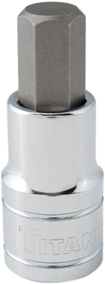 Titan 15612 1/2-Inch Drive x 12mm Hex Bit Socket 12mm, Factory