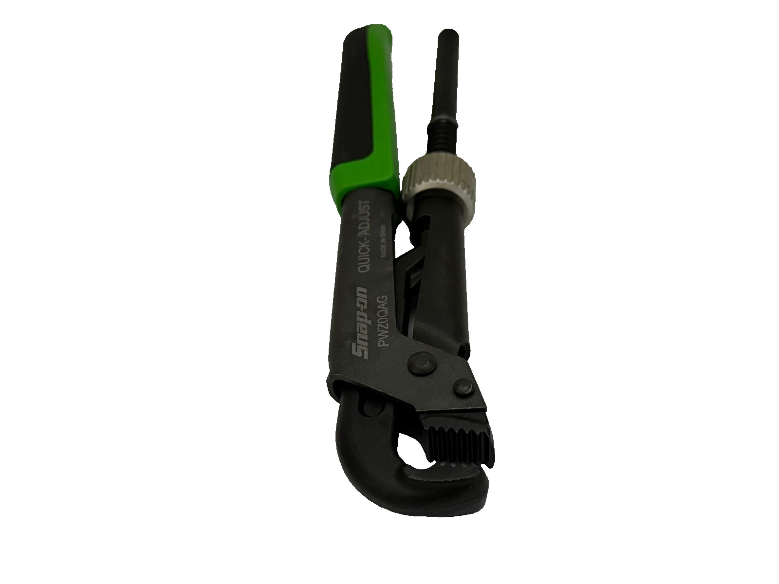 Snap-on Tools GREEN 8-5/8″ Soft Grip Quick Adjust Pliers Wrench PWZ0QAG NEW