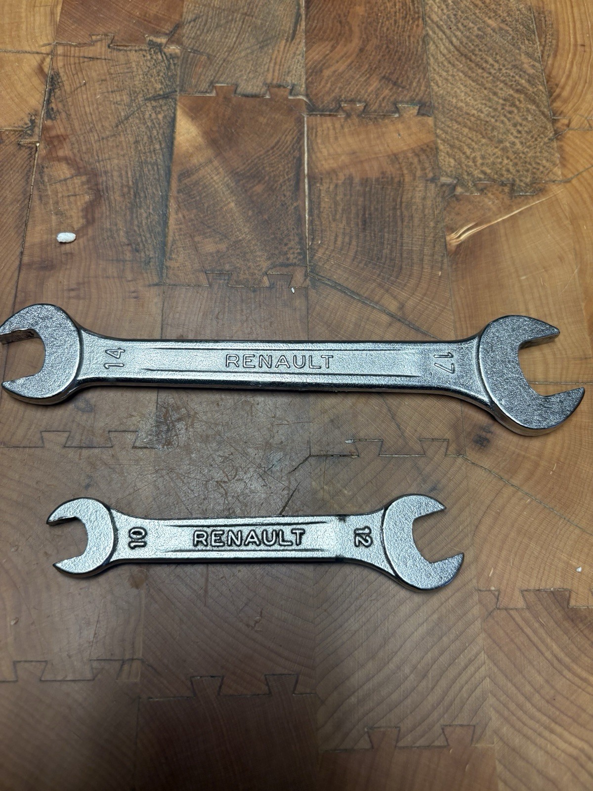 Renault Metric Wrench Lot (17 – 14, 12 – 10) Made in France (1970’s)