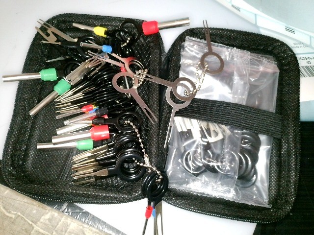100Pcs Terminal Pin Removal Kit, Electrical Connector & Pin Extractor Tool Set