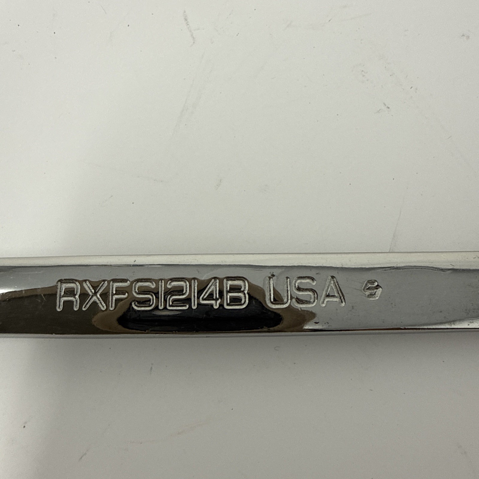 Snap-on tools 3/8 x 7/16″ SAE flare nut open end 6-point wrench RXFS1214B