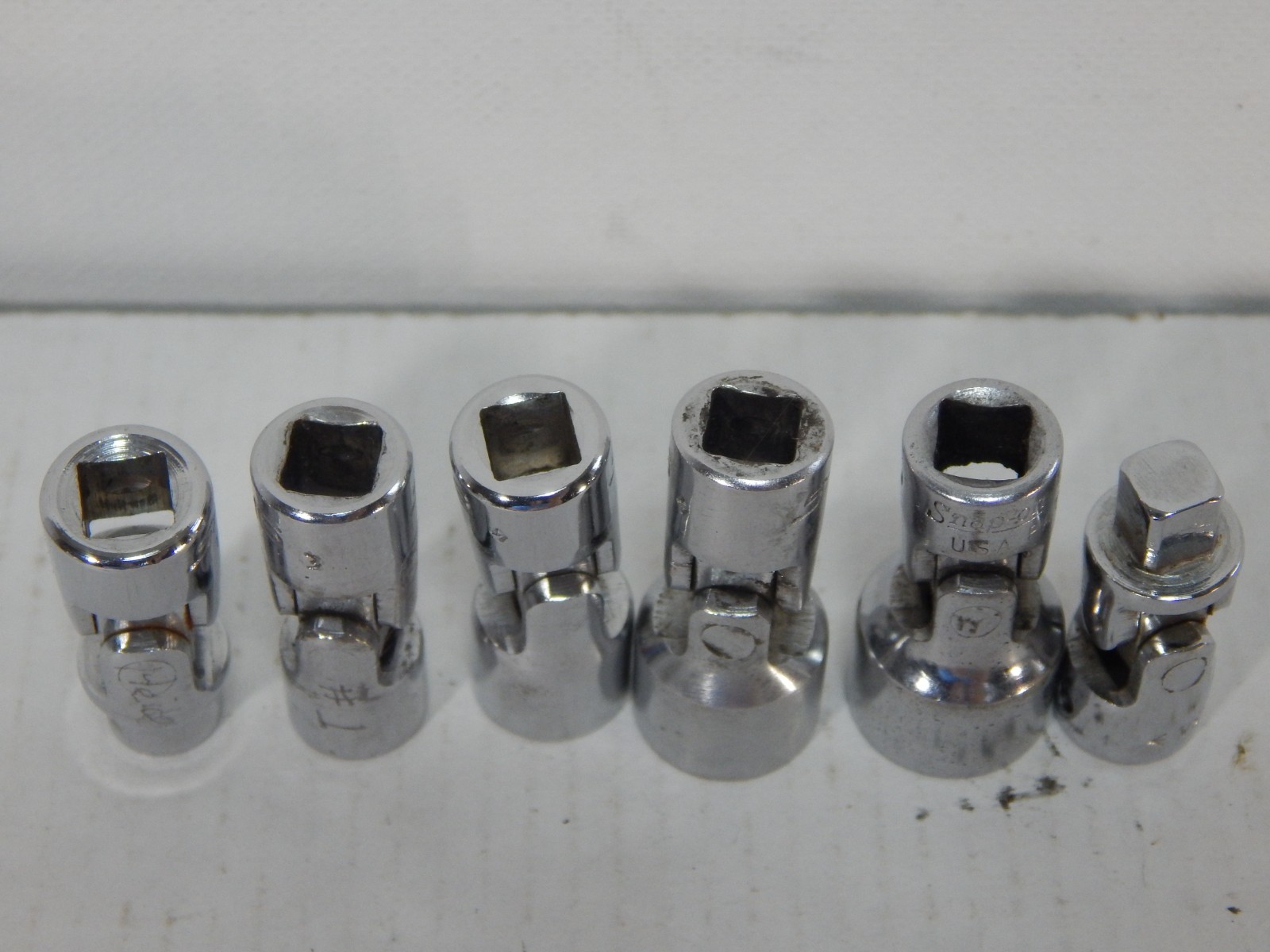 Snap On TMUS161 TMU141 TMU121 TMU8 1/4″ Drive 1/4″- 1/2″ Swivel Flex Socket set