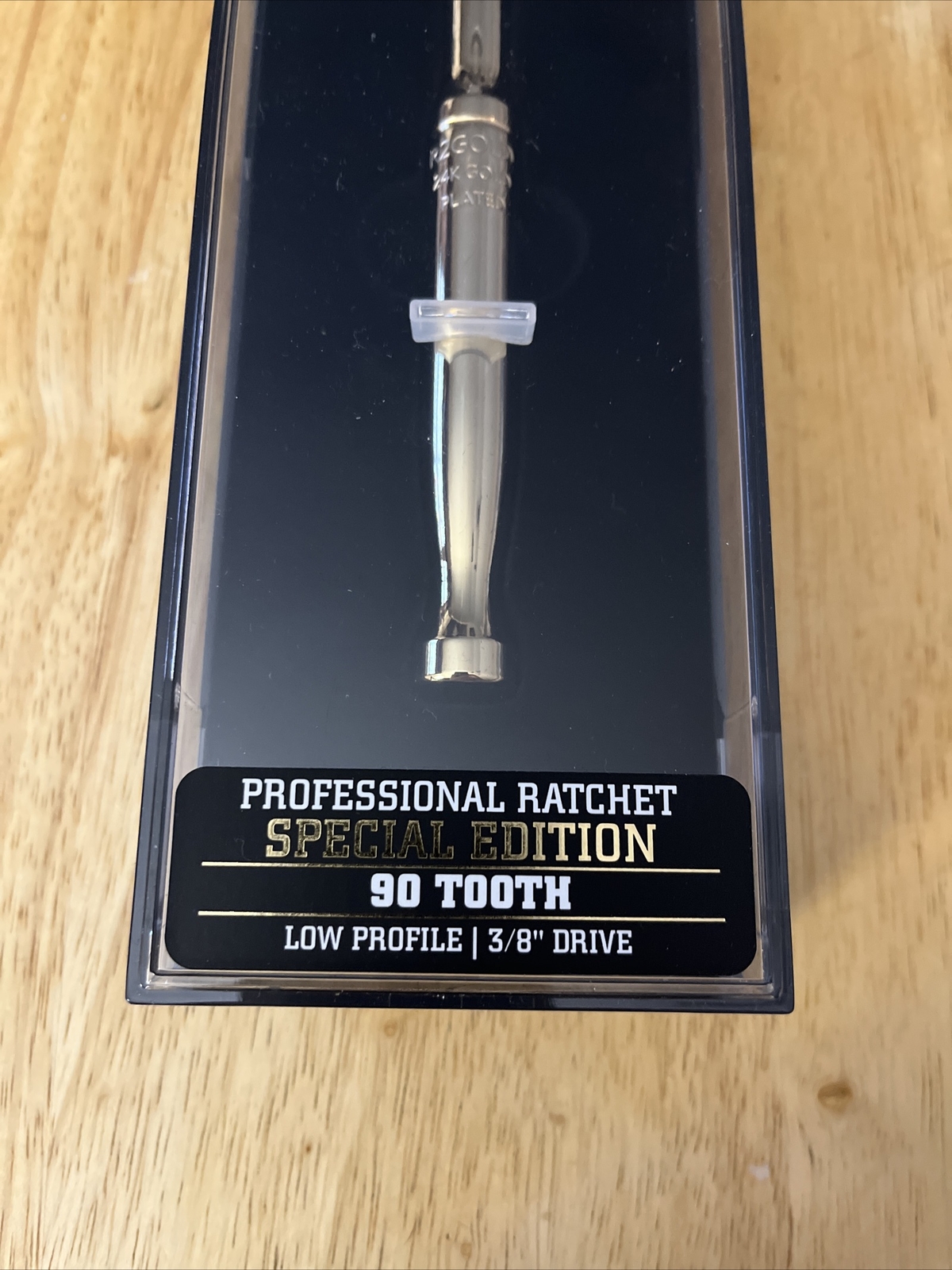 ICON GENUINE 24K GOLD PLATED PROFESSIONAL RATCHET SPECIAL EDITION 90 TOOTH 3/8»