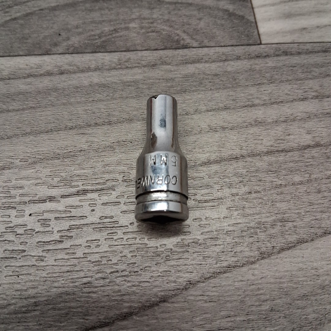 Cornwell Tools 1/4″ Drive 6pt Semi Deep Metric Socket 5mm TM0205ML