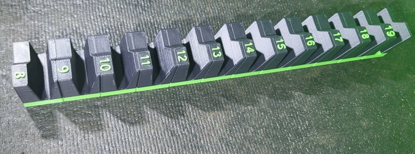 Adjustable Interlocking Wrench Organizers 8-19mm