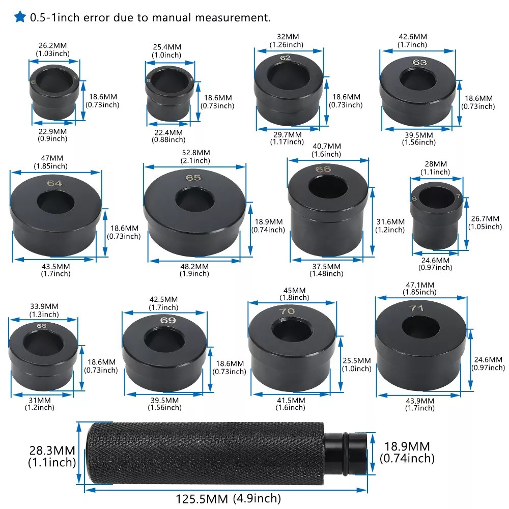 For Master GM Transmissions Bushing Driver Kent-Moore SPX T-0220-700R4 SKU311