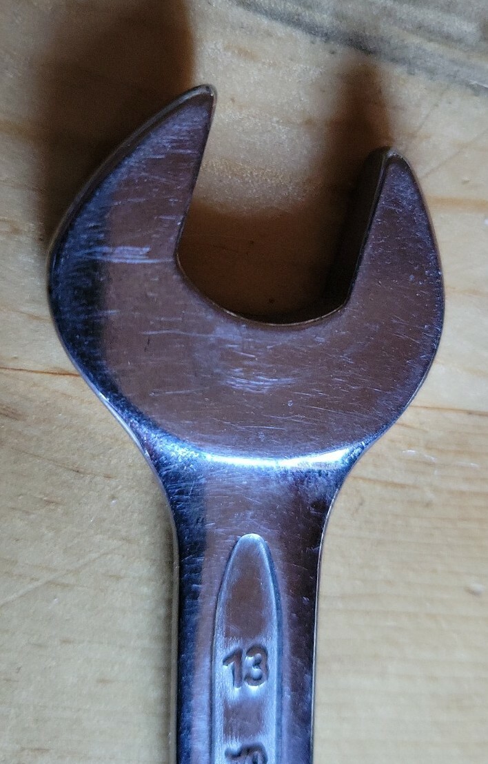 NO.6 Belzer Van-Extra 10MM 13MM Combination Wrench Germany Excellent Pre-owned