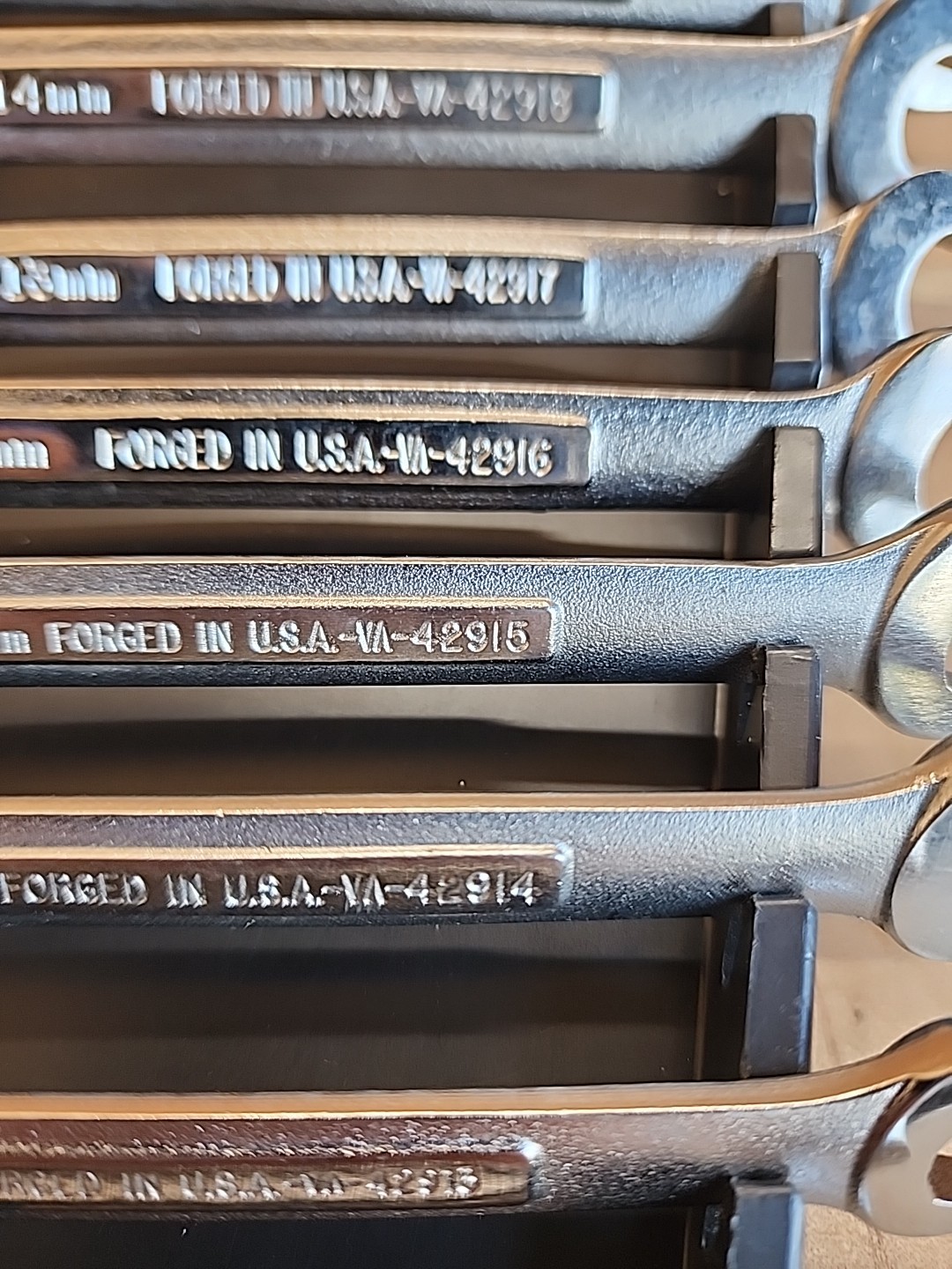 Craftsman Metric Combination Wrench Set 12pt VA Series 10pc 8 – 17mm USA NO RACK
