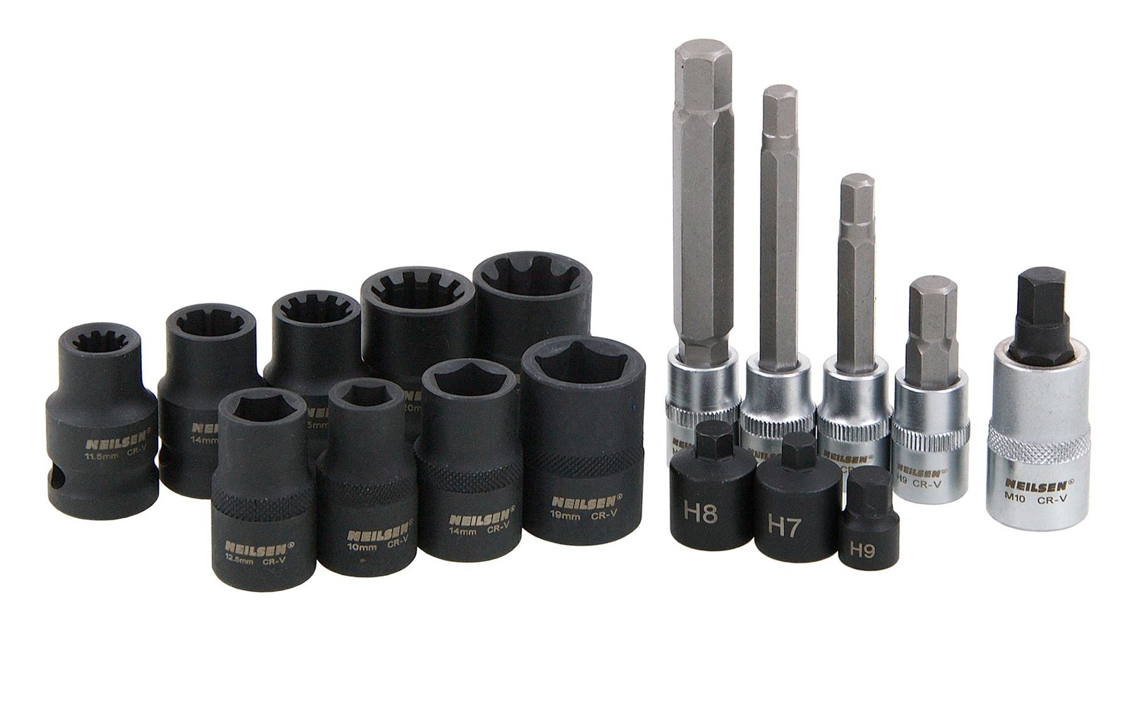 17pc Brake Caliper Bolt Master Socket & Bit Set Merc Bmw Audi Porsche Ford Vw