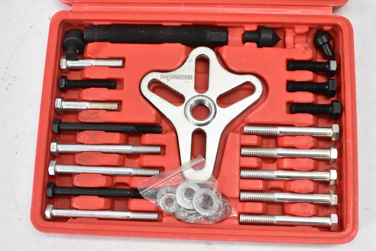 DAYUANTOOLS YT-98050 46pc Harmonic Balancer Puller Kit Red China New Other