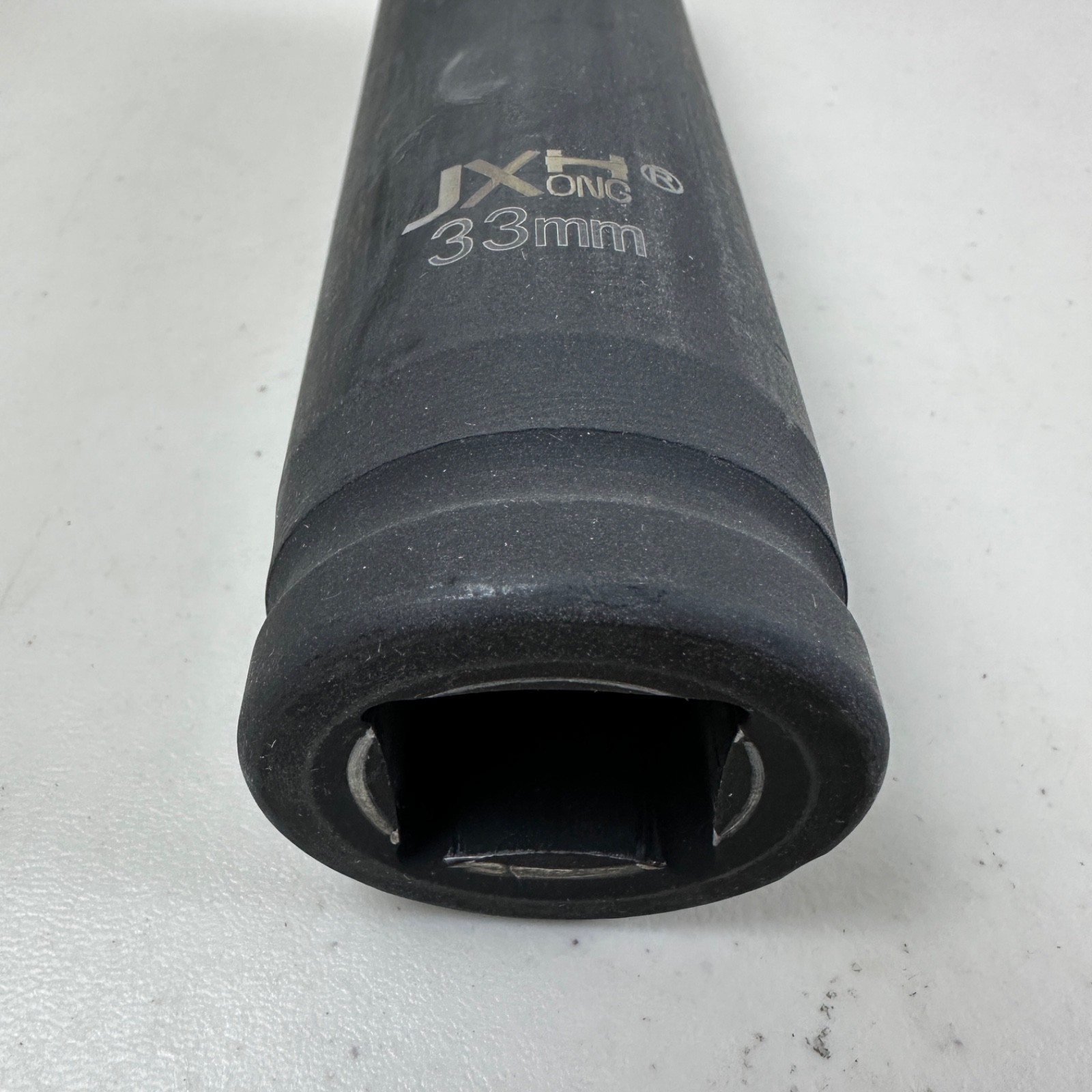 1-Inch Drive 33mm Extra Deep Impact Socket 8-Inch Long 6-Point Metric