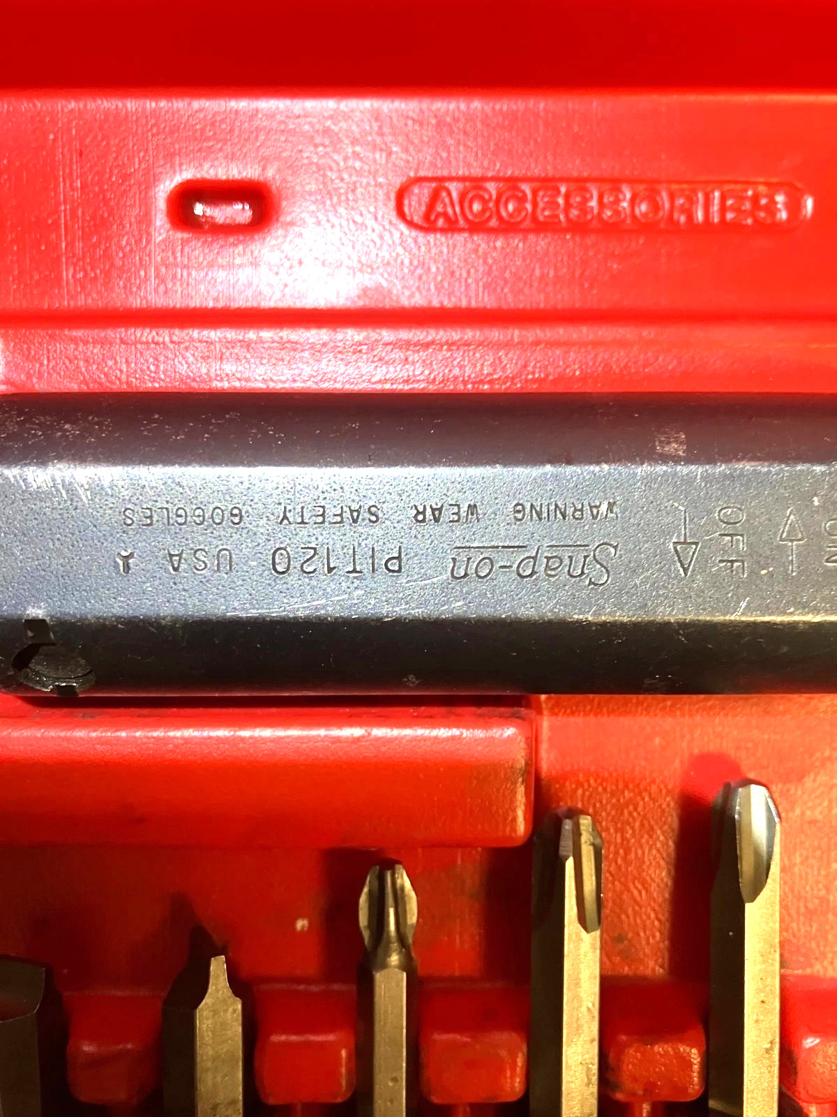 Snap-on™ 3/8″ drive 8pc Impact Driver set socket SET hex 208EPIT Used