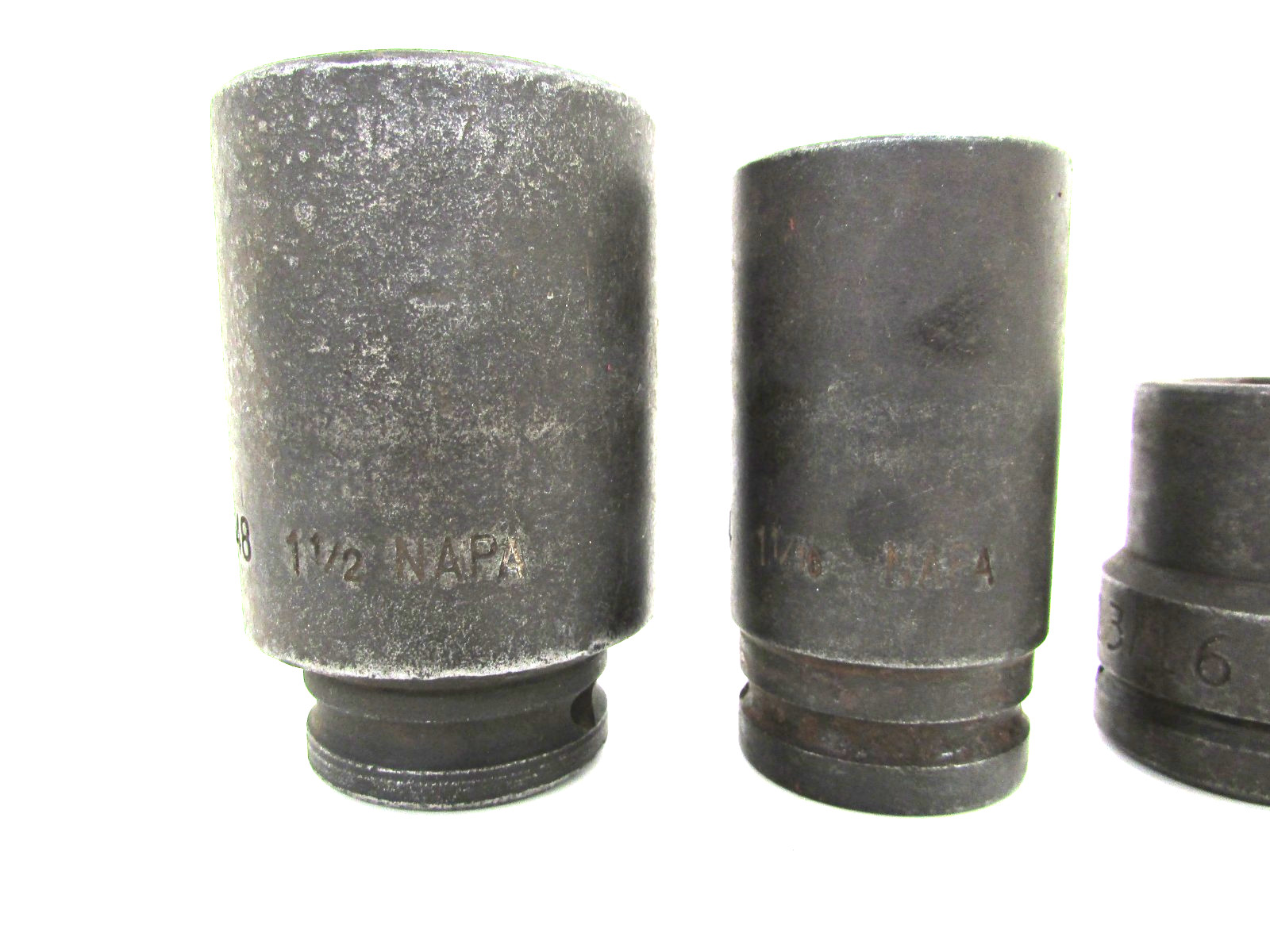 NAPA TOOLS 3/4” DRIVE 6 POINT IMPACT SOCKET SET, 4 pcs, USA