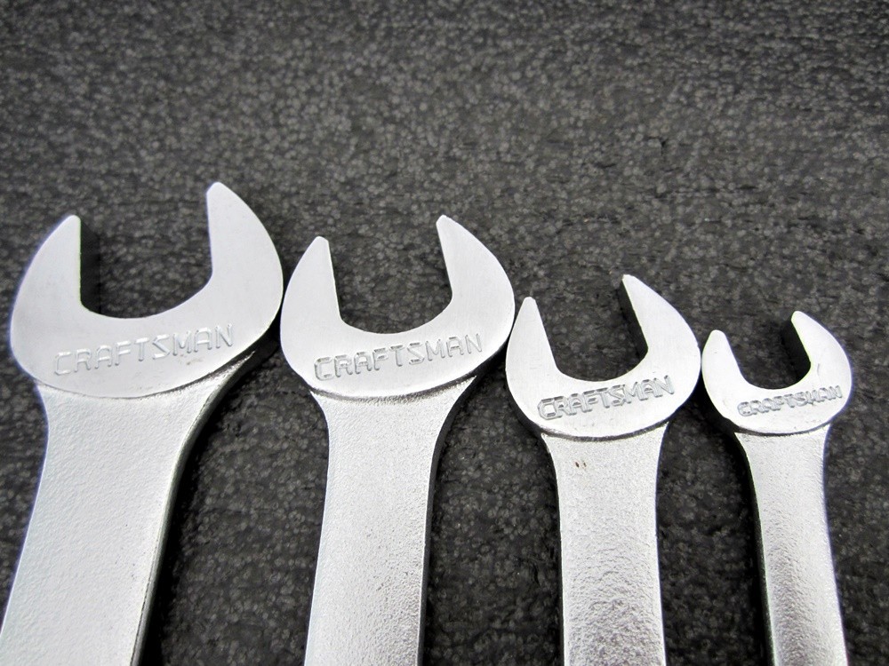 Vintage Craftsman 4pc SAE Tappet Wrench Set -V- Made in USA
