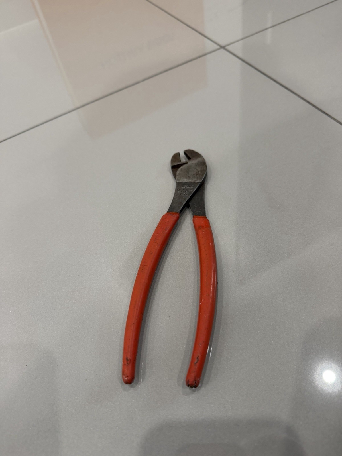 🇺🇸 Snap-on Tools USA 208B Battery Terminal Pliers, Red Grip