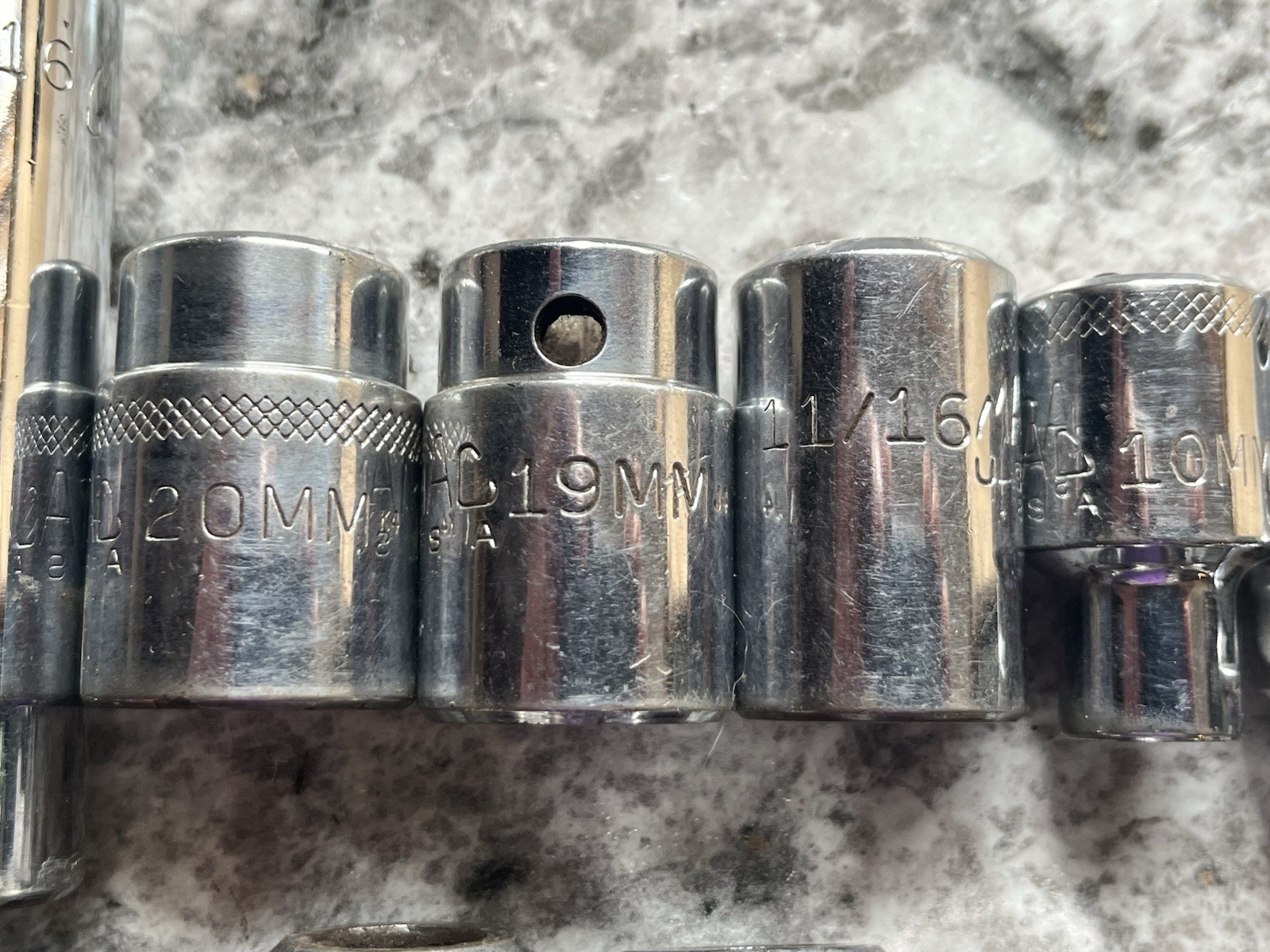 16 MAC TOOLS Sockets Metric SAE USA 1/2” Drive Specialty Mechanic Free Shipping