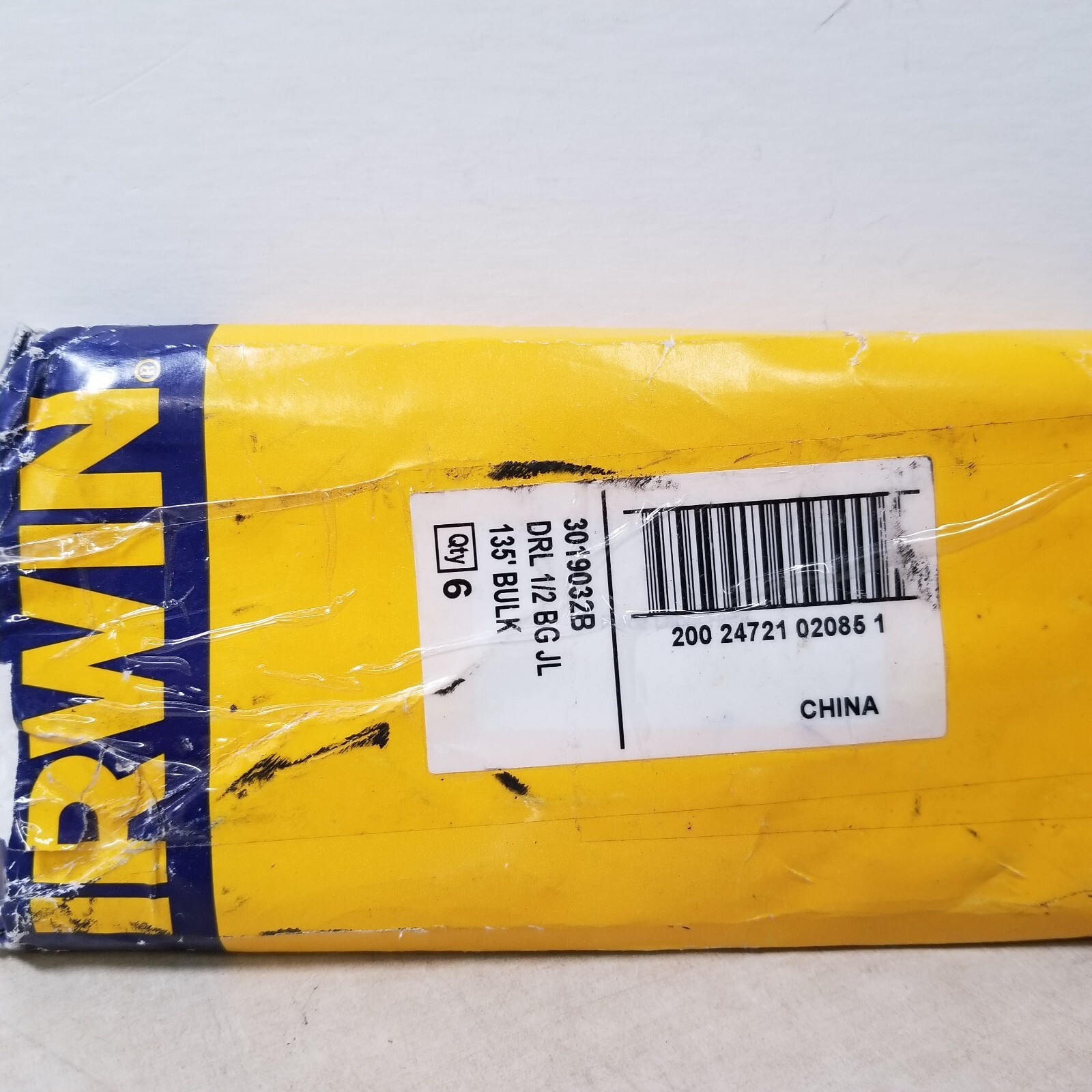 Lot Of 12 Irwin 3019010B HSS Fractional Straight Shank Jobber Length Drill Bit