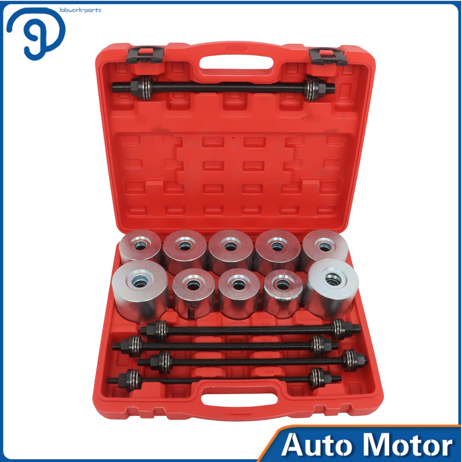 27PCS Universal Press and Pull Sleeve Set Bush Bearing Removal Insertion Tool