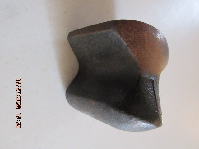 Vintage Auto Body Fender Repair Curved Hand Dolly Anvil Dollie
