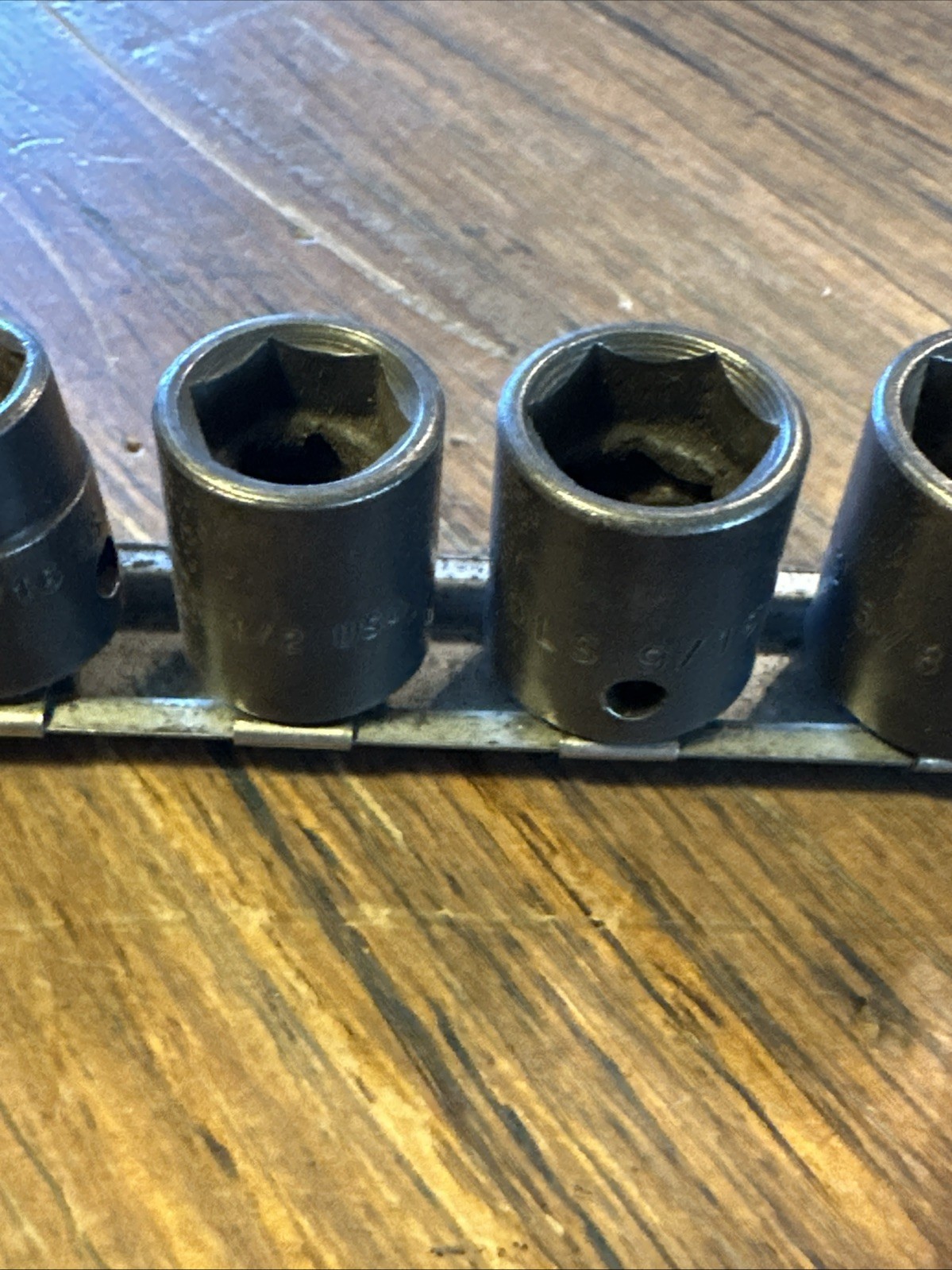 S-K SK Tools USA 6PC 3/8″ DRIVE Shallow Impact Socket Set 3/8”- 11/16″ SAE 6PT